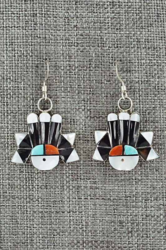 Multi Stone & Sterling Silver Earrings - Clayton Vacit