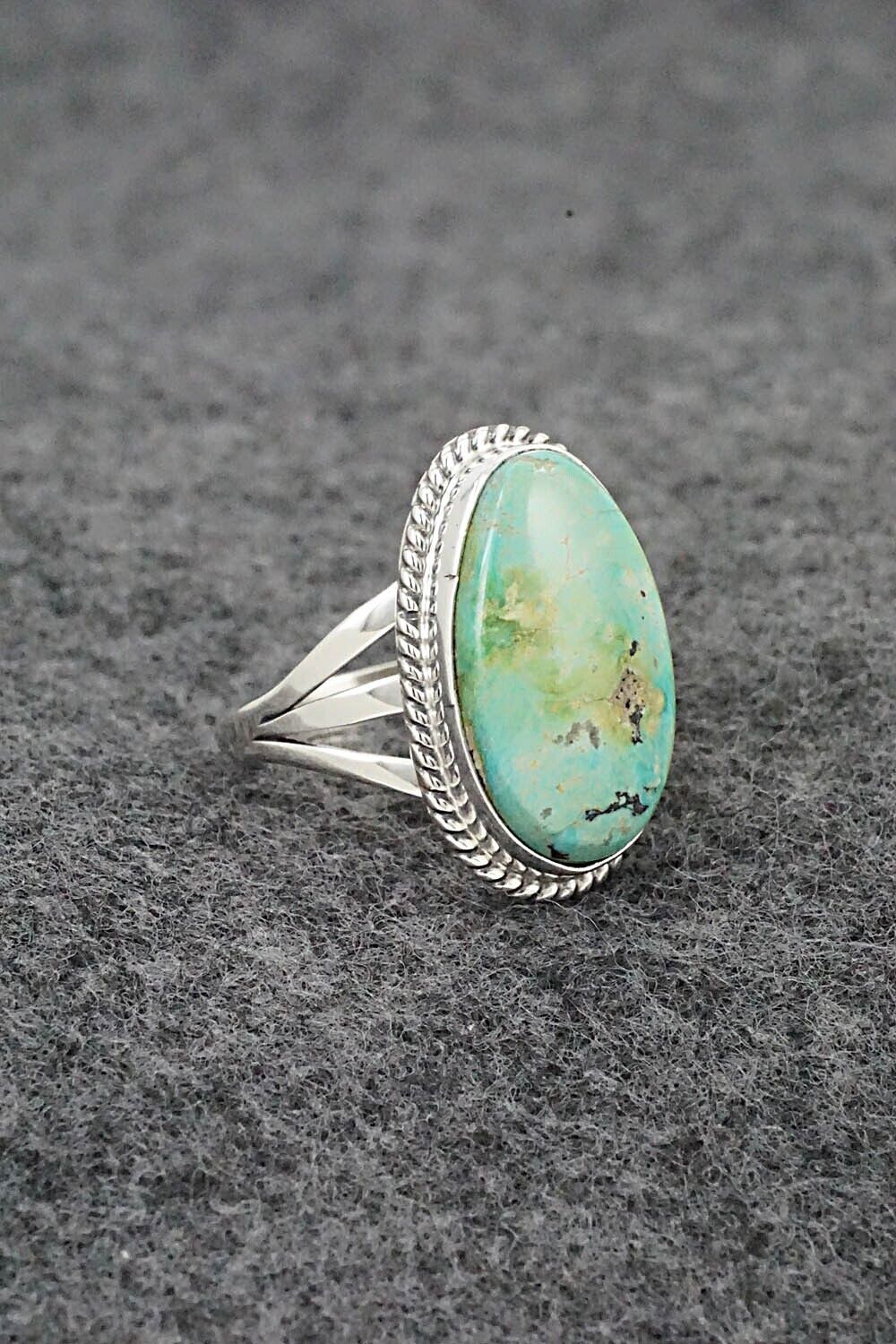 Turquoise & Sterling Silver Ring - Judy Largo - Size 7
