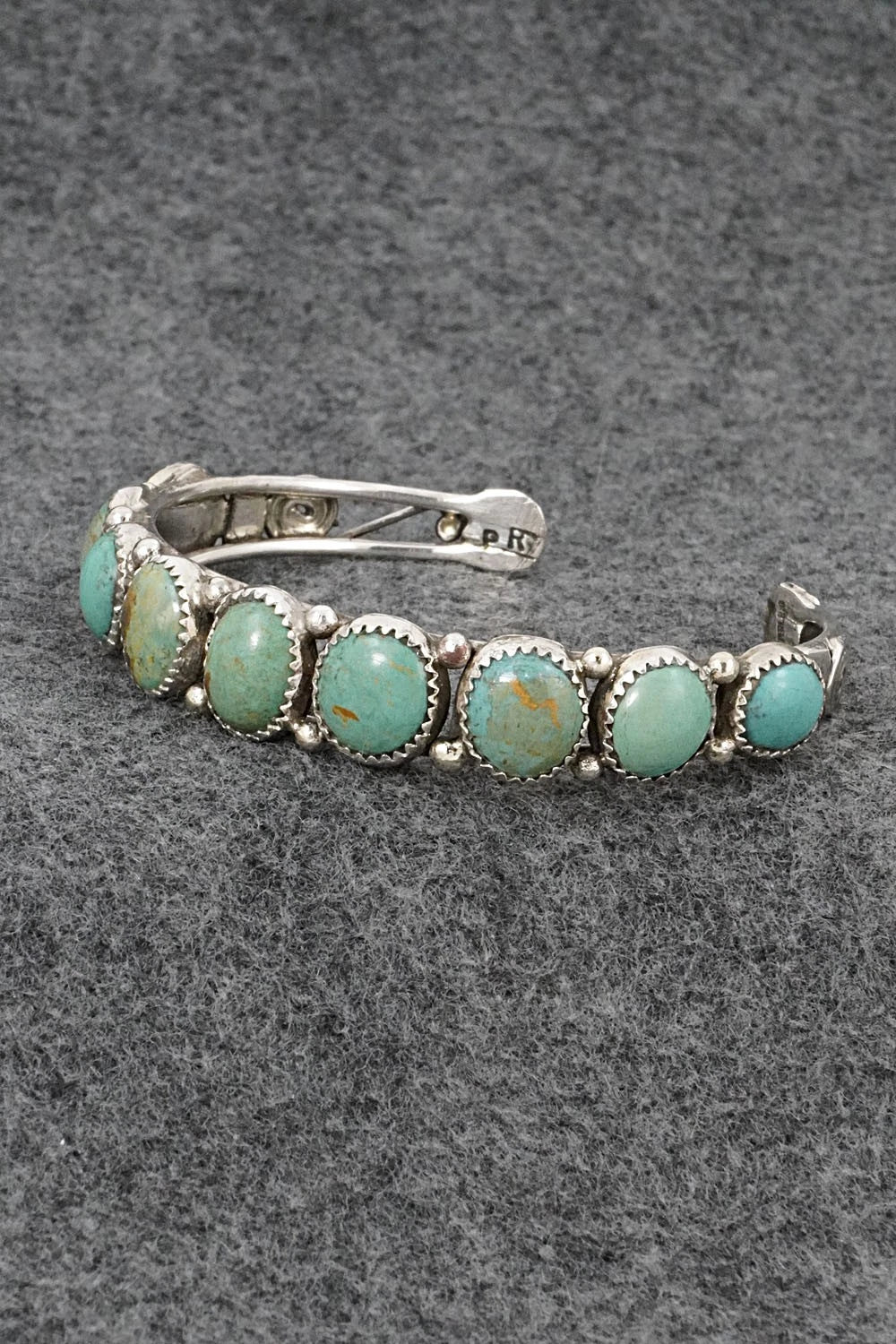 Turquoise & Sterling Silver Bracelet - Priscilla Reeder