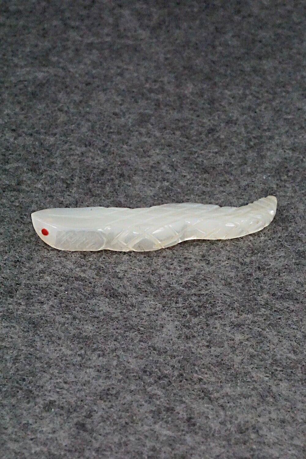 Snake Zuni Fetish Carving - Danny Lonjose