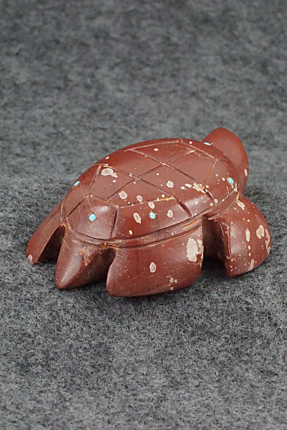 Sea Turtle Zuni Fetish Carving - Gilbert Lonjose