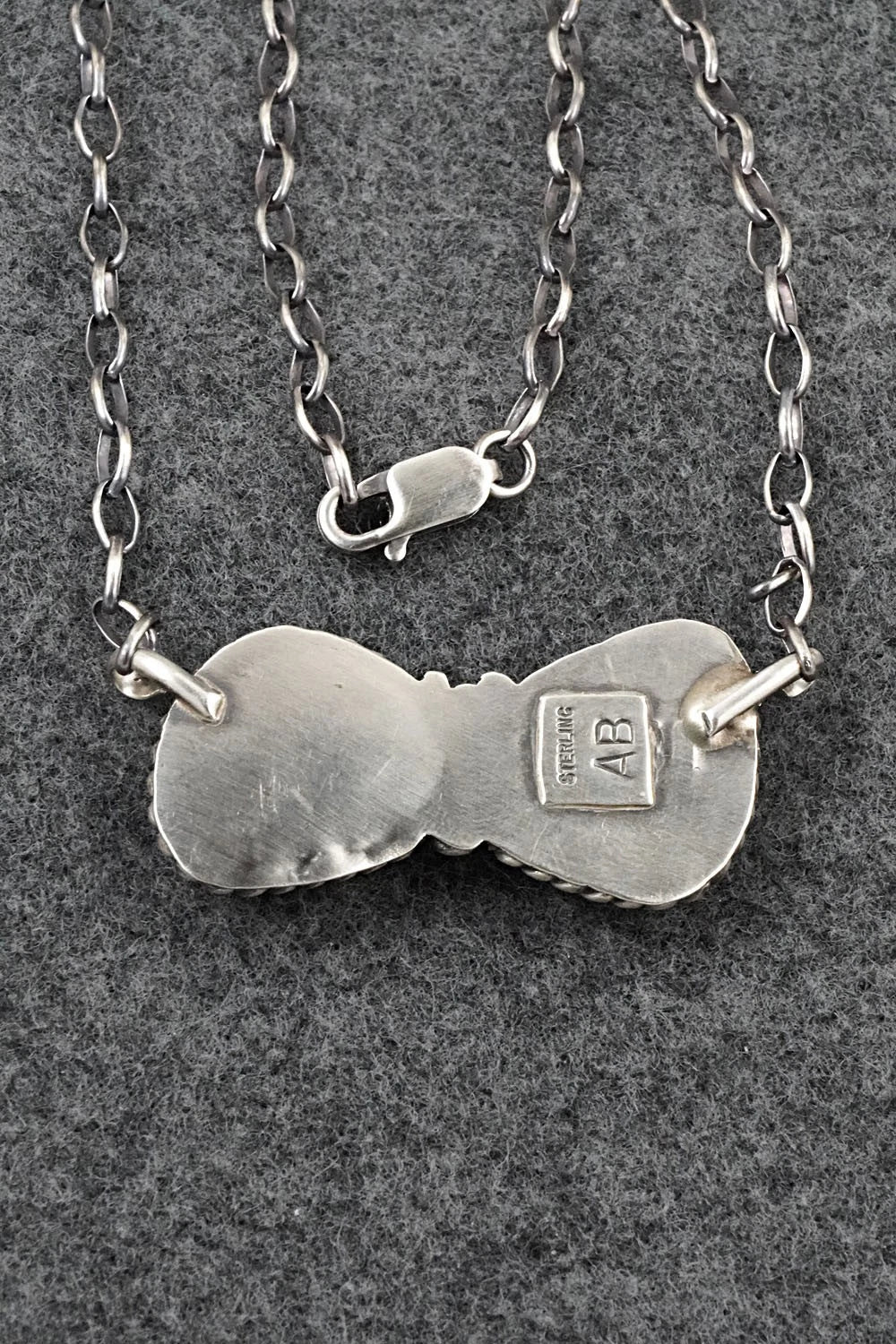 Turquoise & Sterling Silver Necklace - Antwone Brown