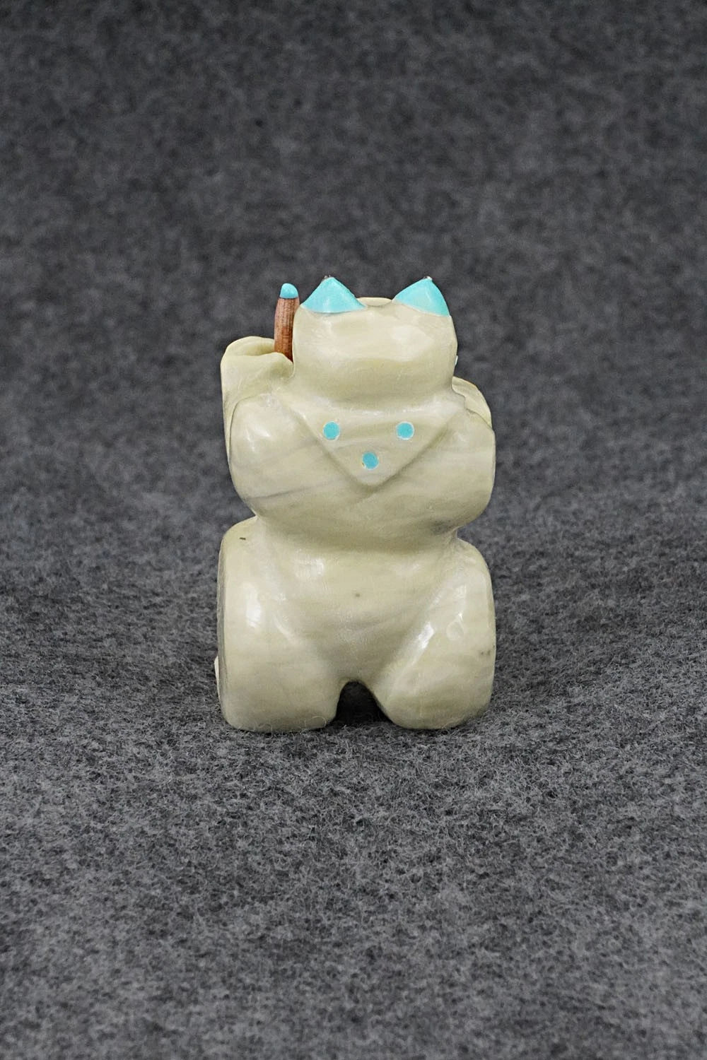 Frog Zuni Fetish Carving - Freddie Leekya