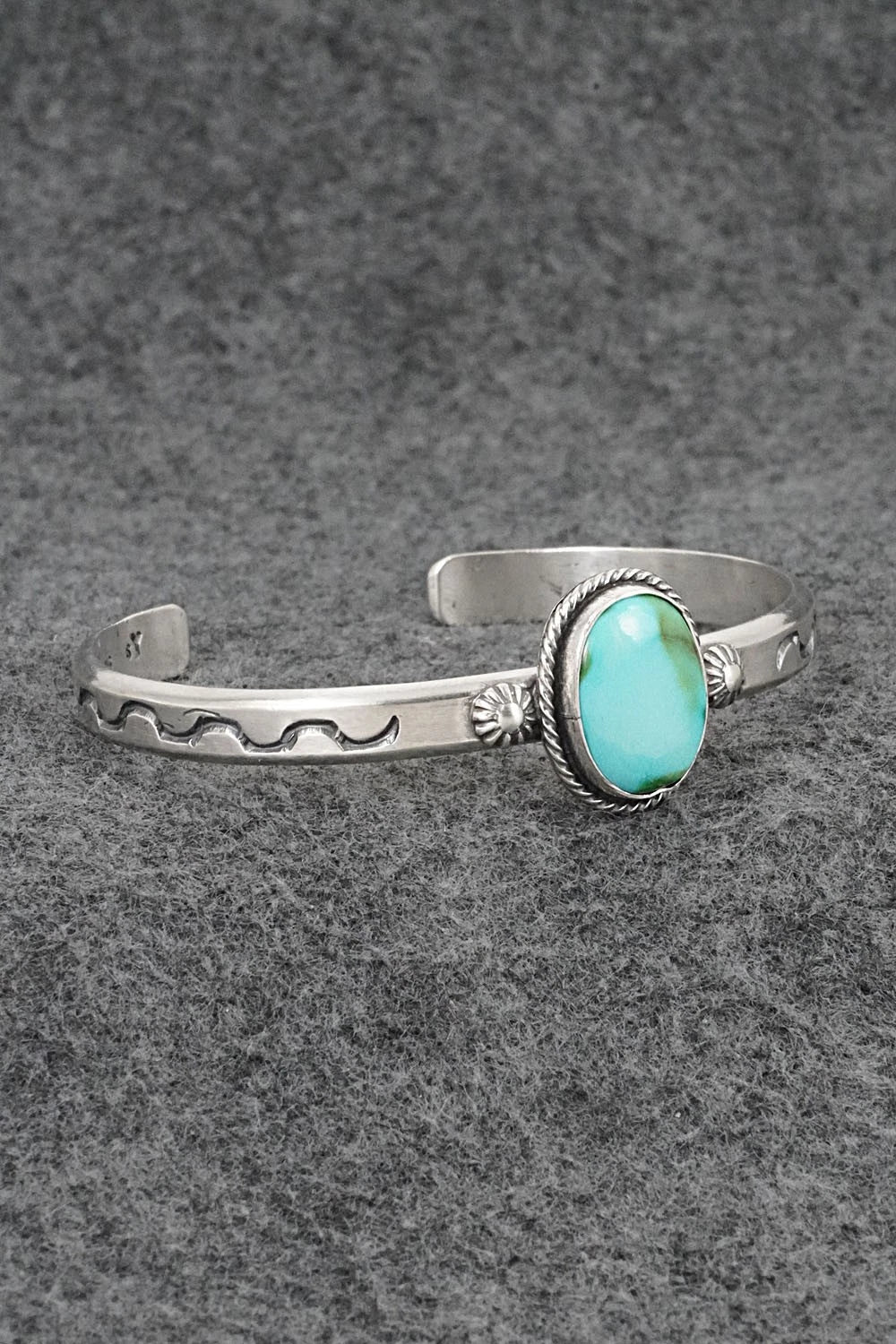 Turquoise & Sterling Silver Bracelet - Samuel Yellowhair