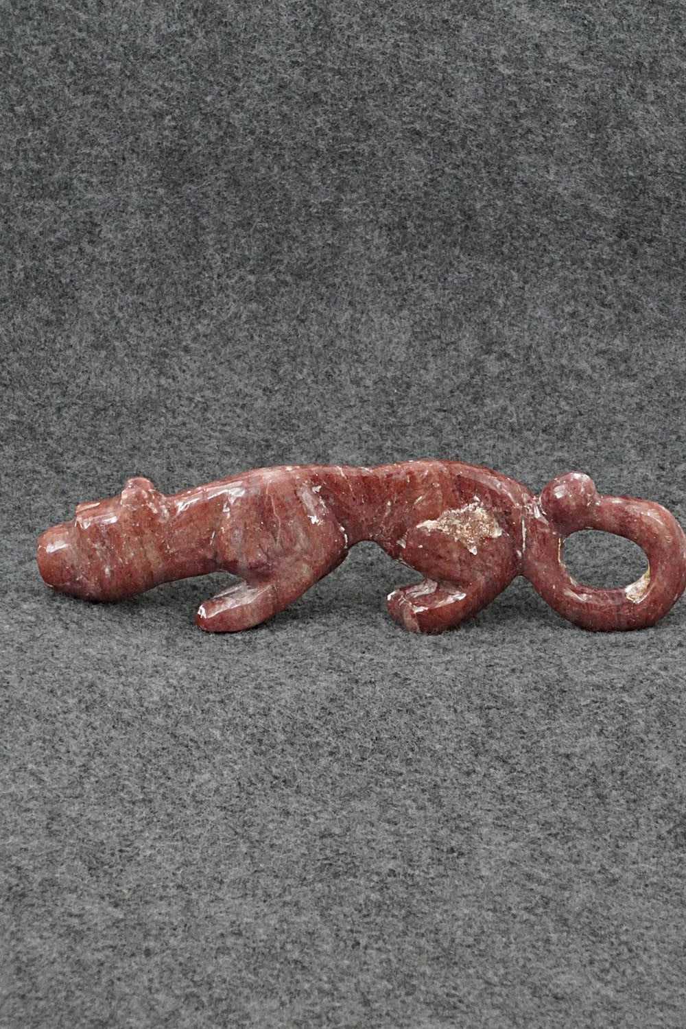 Mountain Lion Zuni Fetish Carving - Carlton Camasona