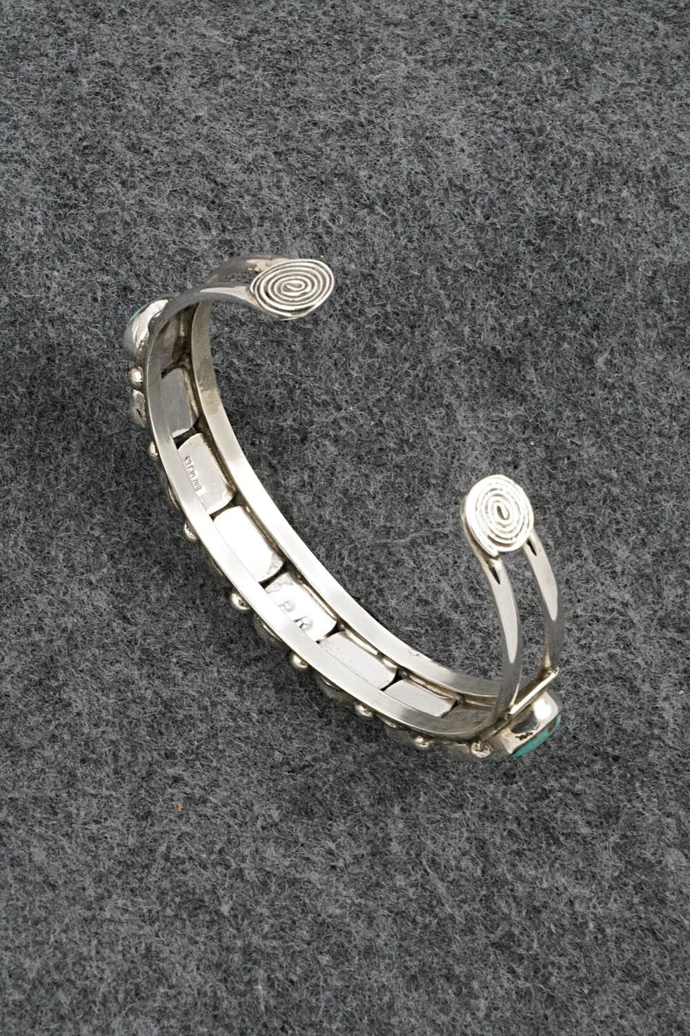 Turquoise & Sterling Silver Bracelet - Priscilla Reeder