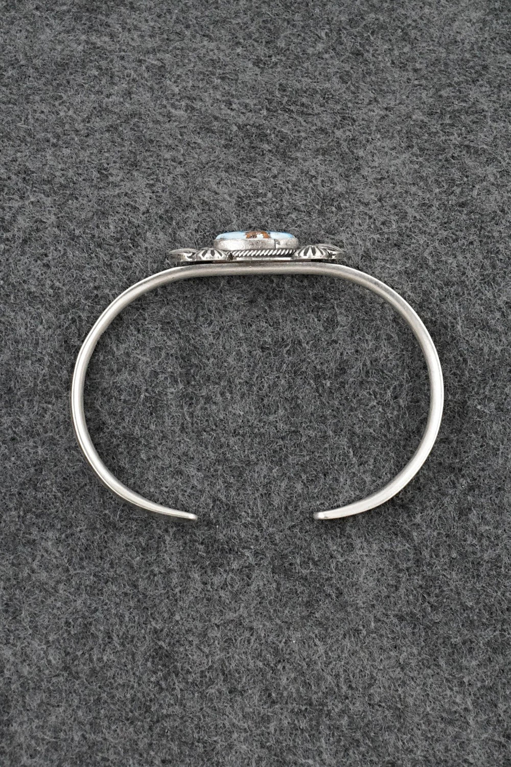 Turquoise & Sterling Silver Bracelet - Genevieve Francisco