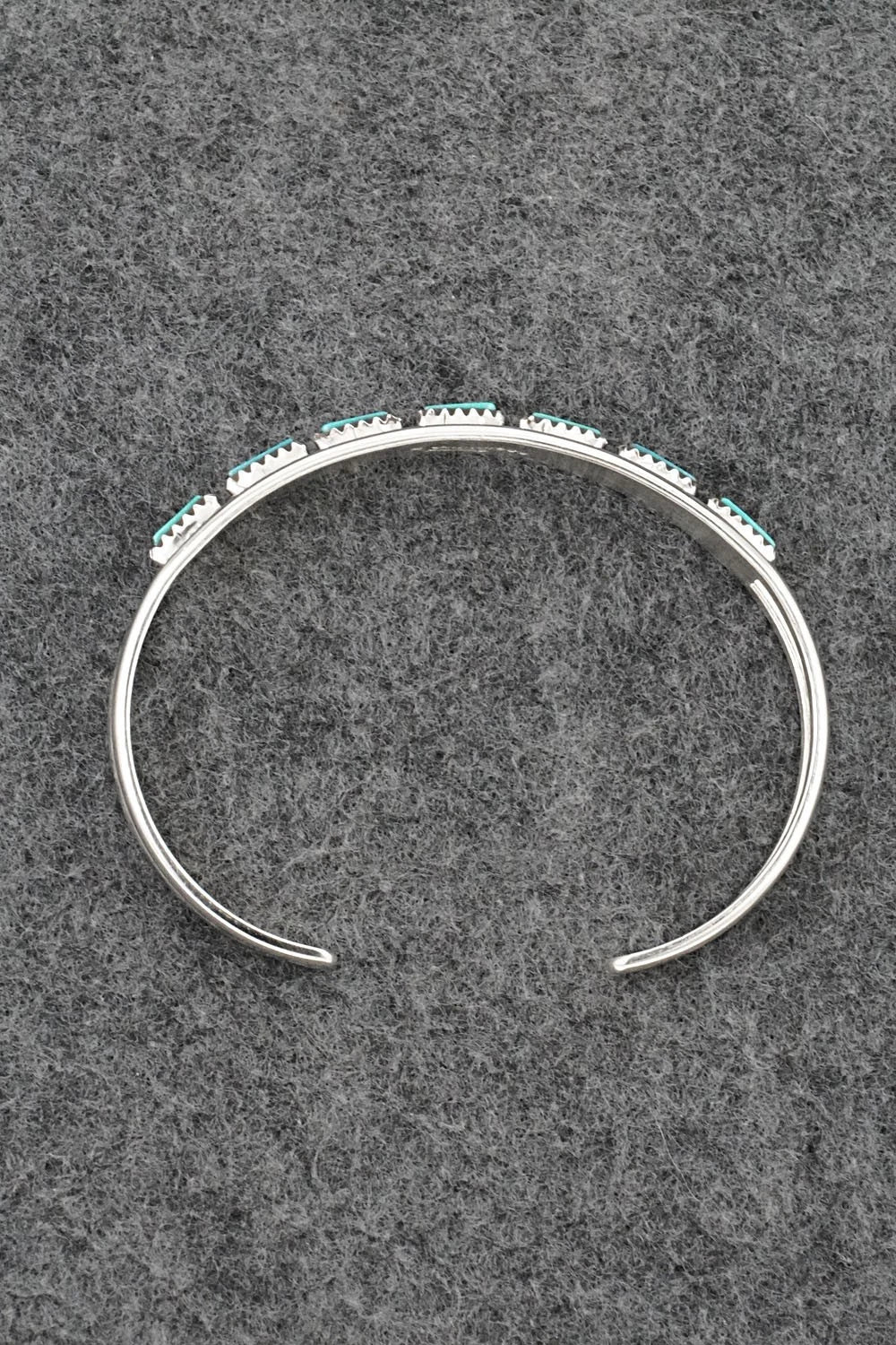 Turquoise & Sterling Silver Bracelet - Roland Francisco