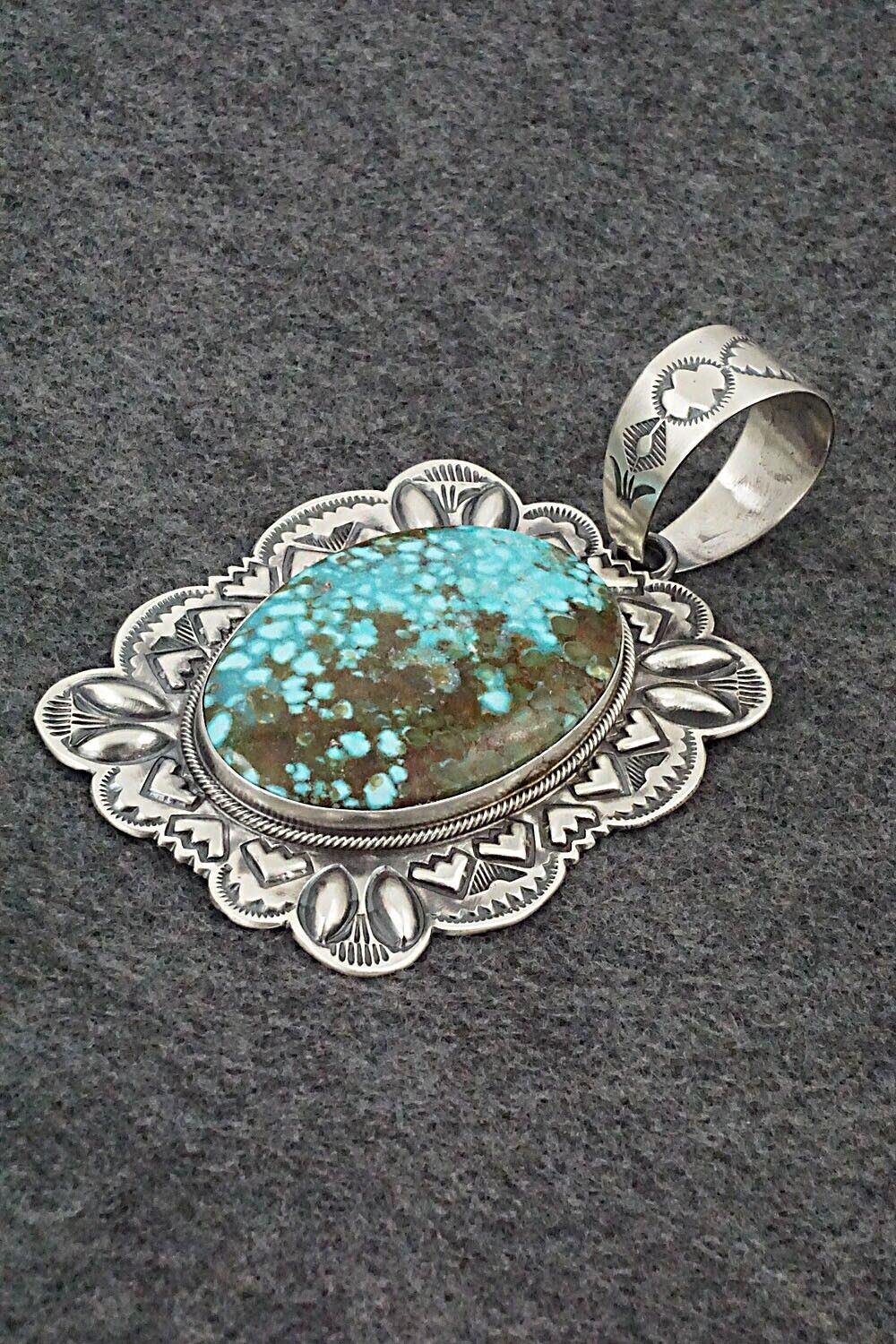 Turquoise & Sterling Silver Pendant - Randy Boyd