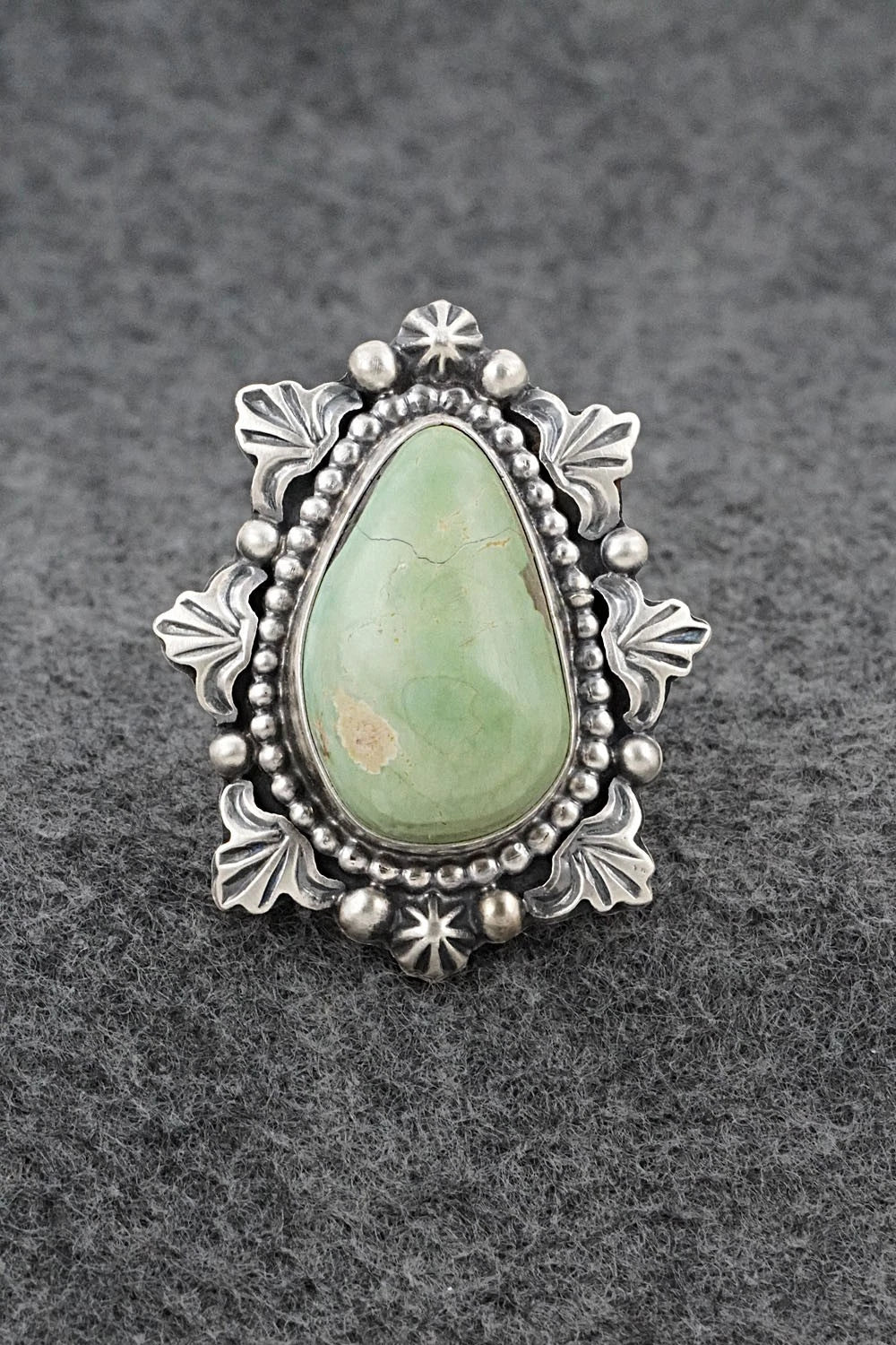Turquoise & Sterling Silver Ring - Randy Boyd - Size 7