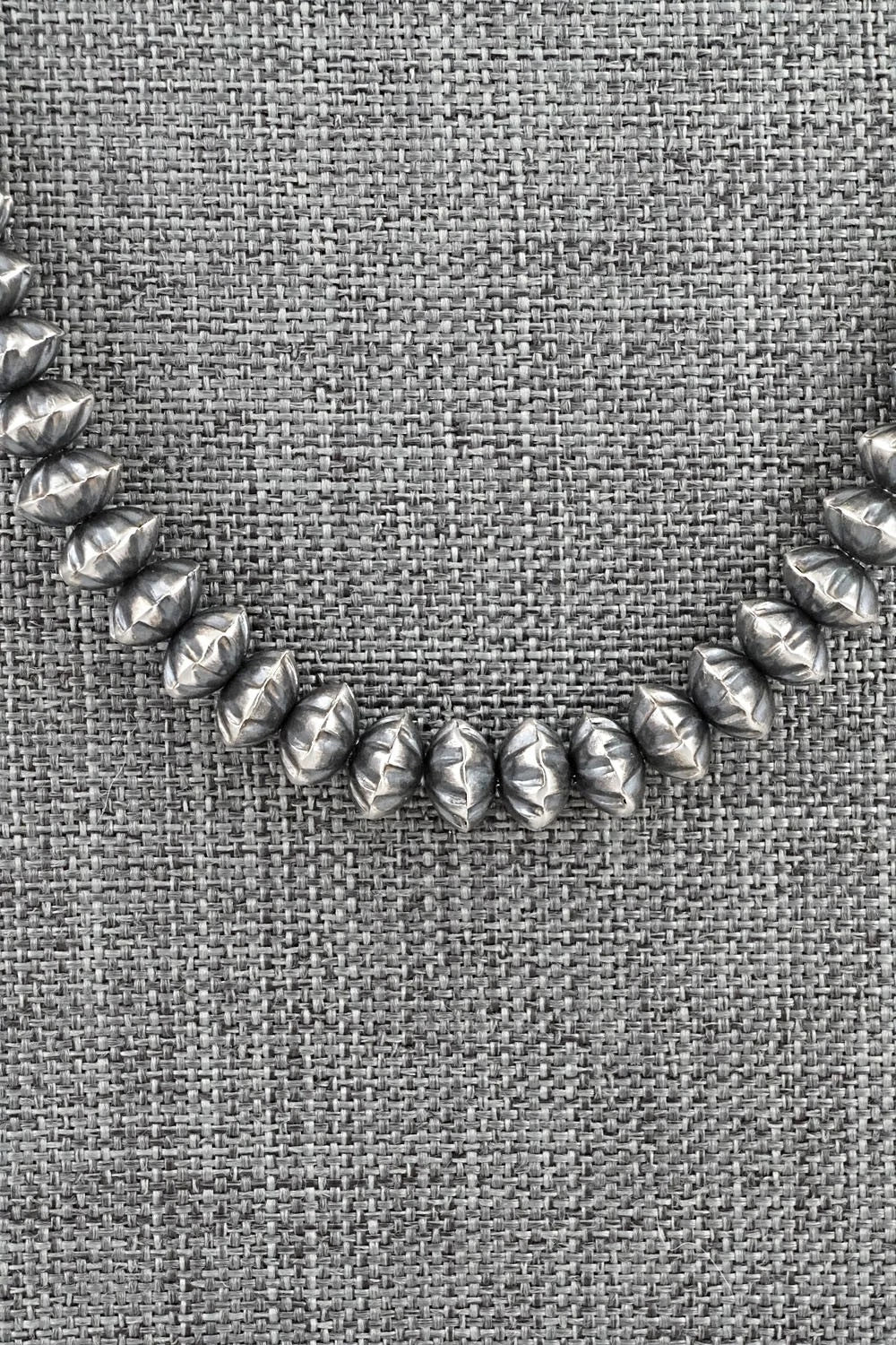 Sterling Silver Navajo Pearl Necklace 20" - Austin Haley