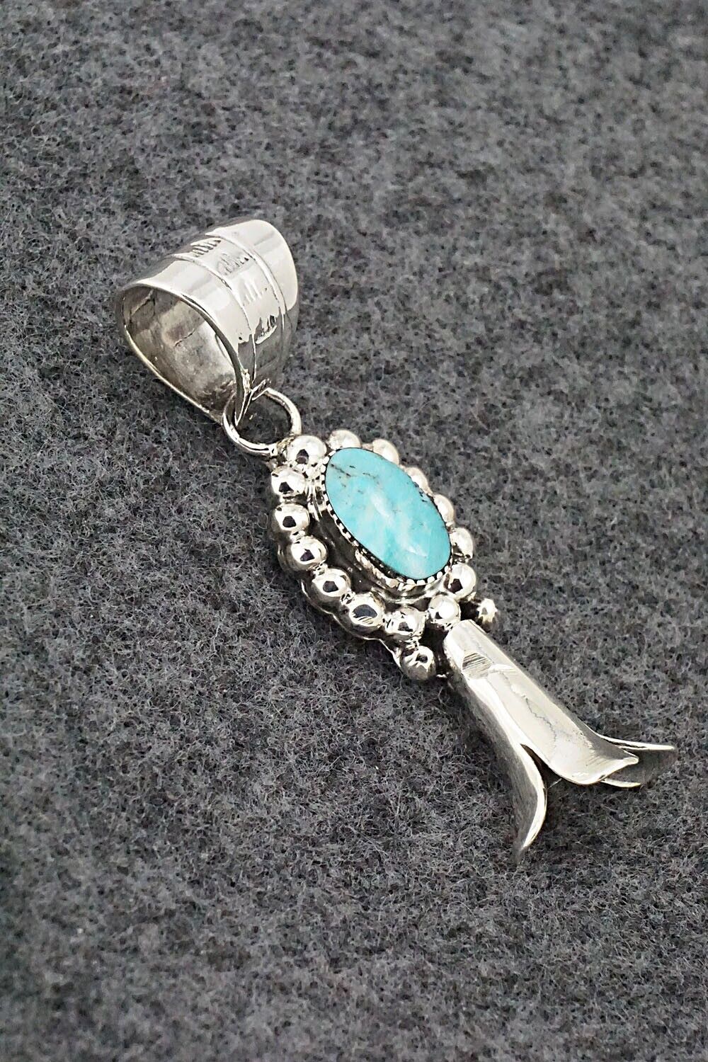 Turquoise & Sterling Silver Pendant - Patsy Lee