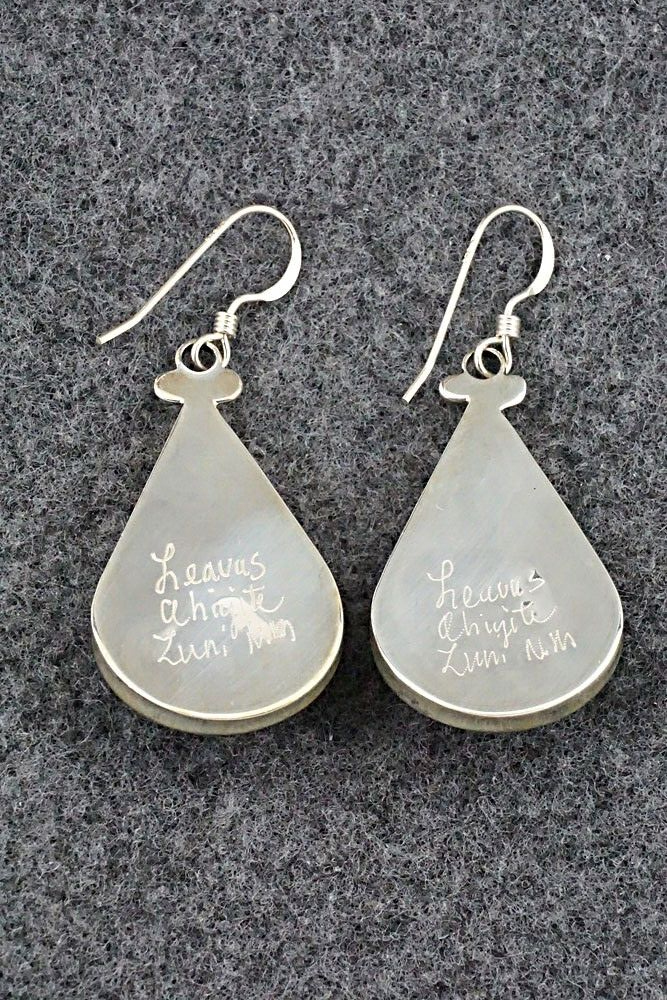 Multi-Stone & Sterling Silver Earrings - Leavus Ahiyite