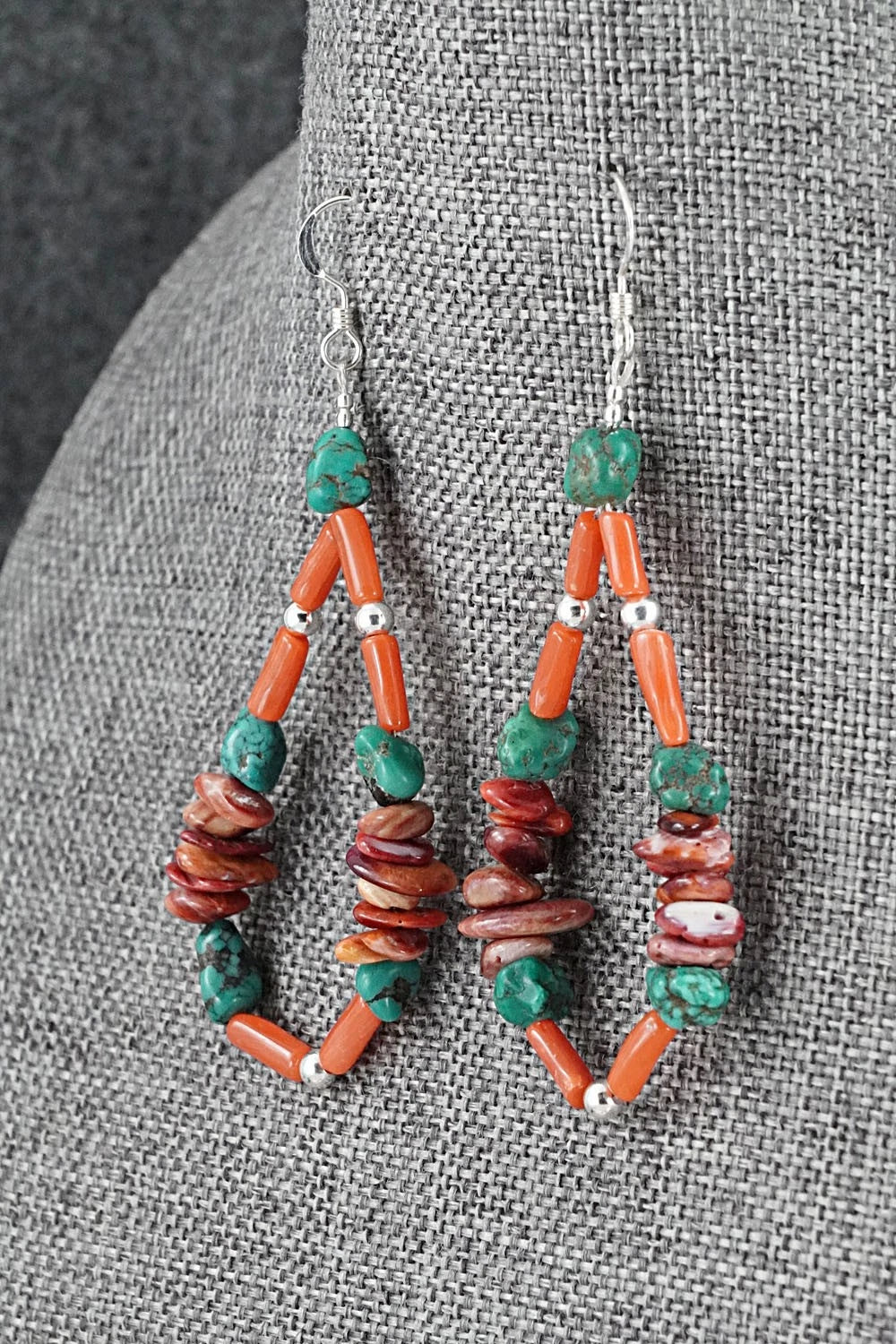Multi-Stone & Sterling Silver Necklace Set - Erica Brown