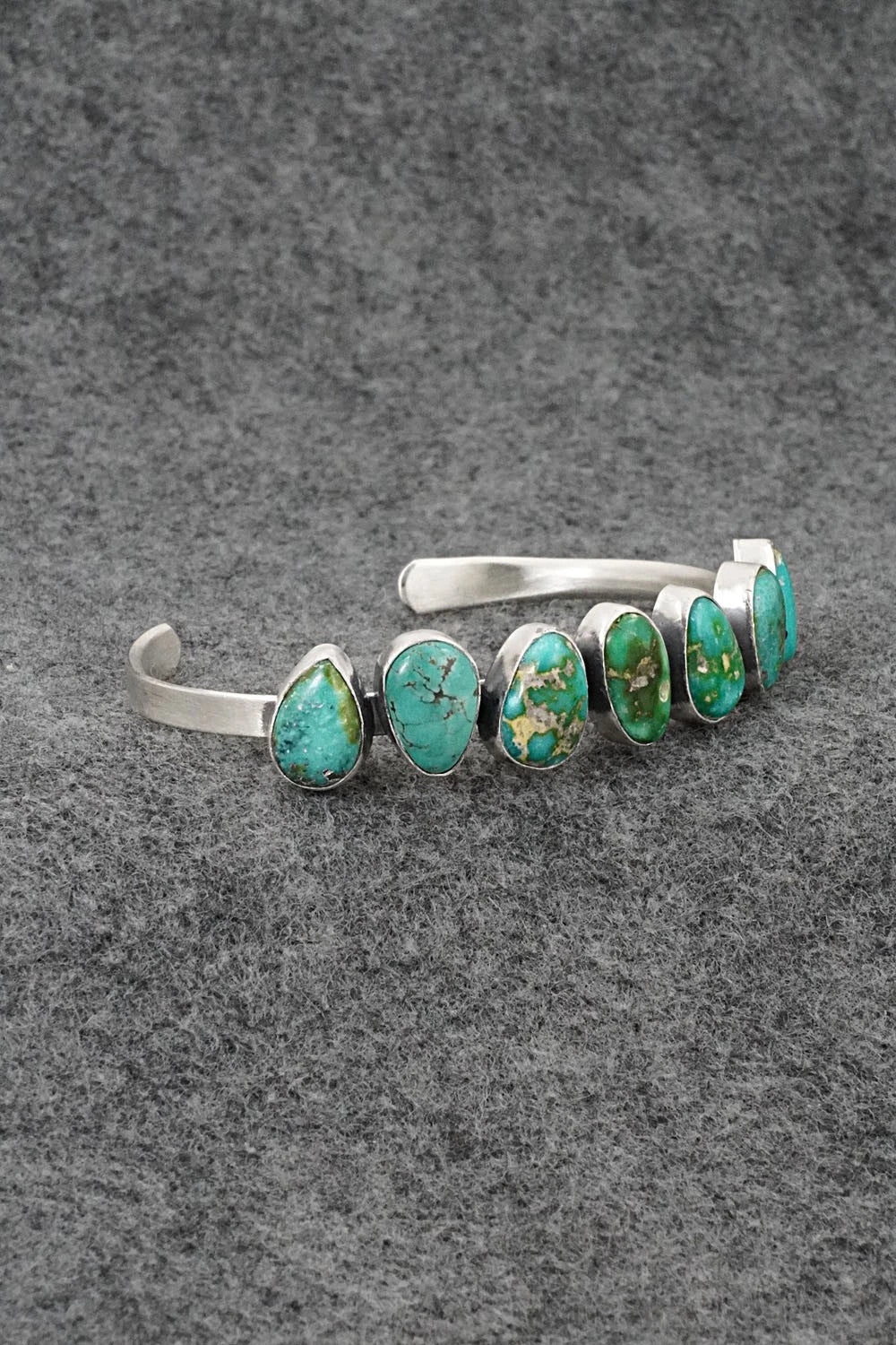 Turquoise & Sterling Silver Bracelet - Tom Lewis