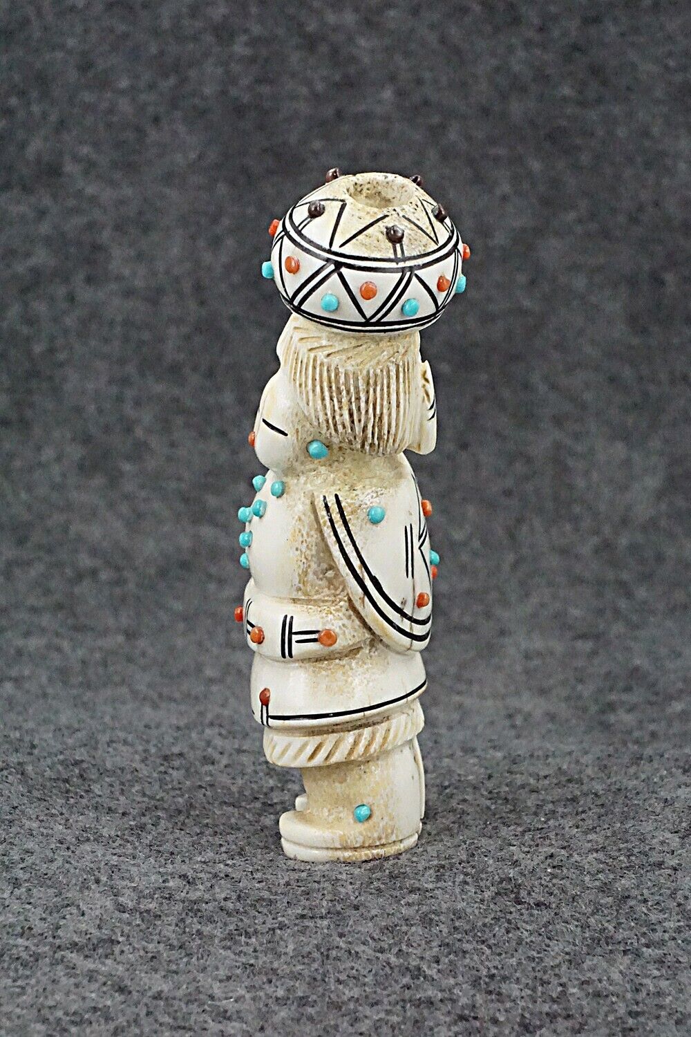 Ola Maiden Zuni Fetish Carving - Claudia Peina