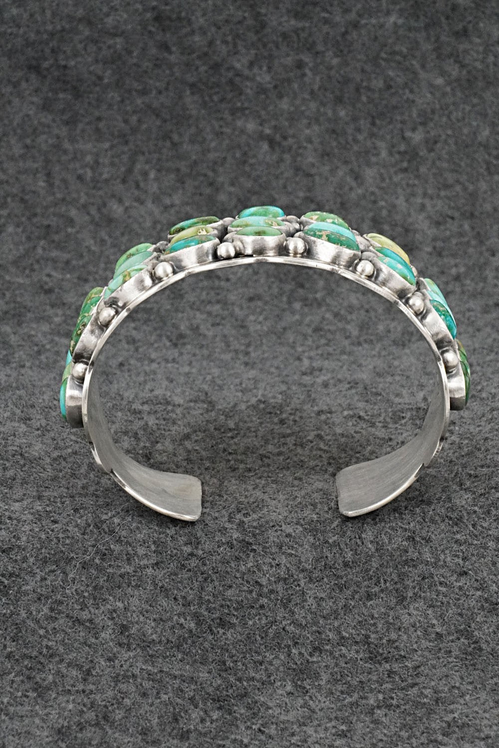 Turquoise & Sterling Silver Bracelet - Tom Lewis