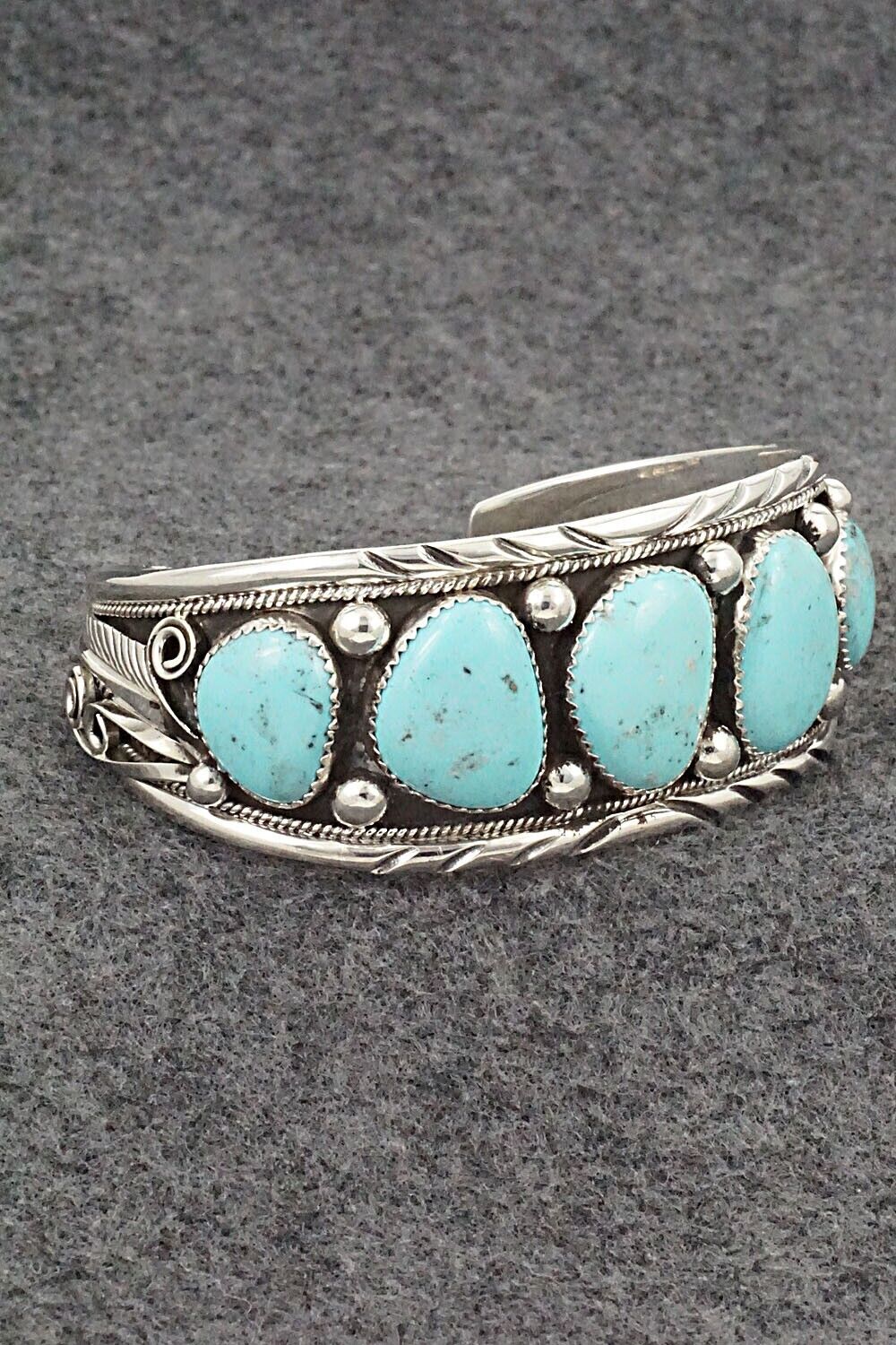 Turquoise & Sterling Silver Bracelet - Davey Morgan
