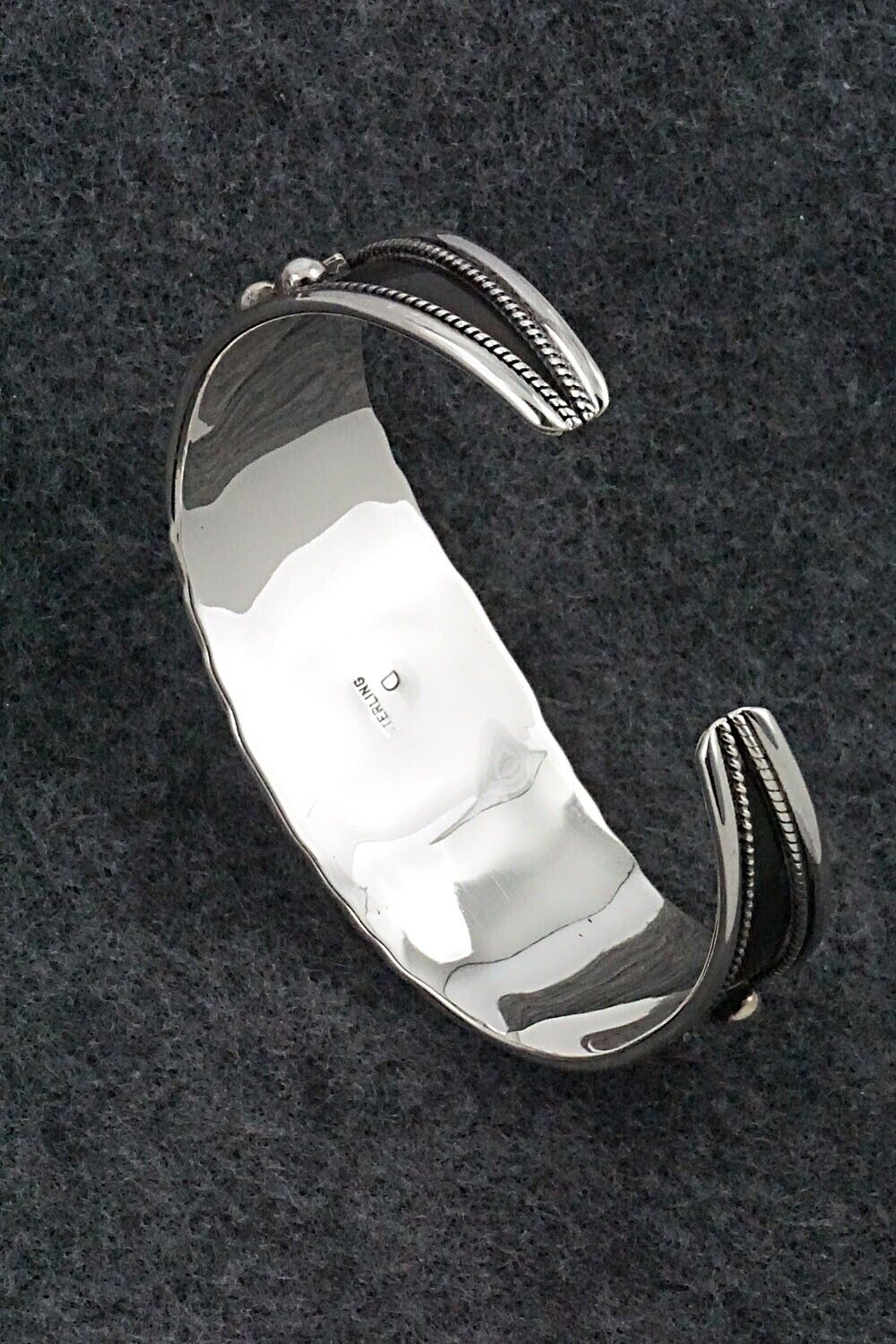 White Buffalo & Sterling Silver Bracelet - Davey Morgan