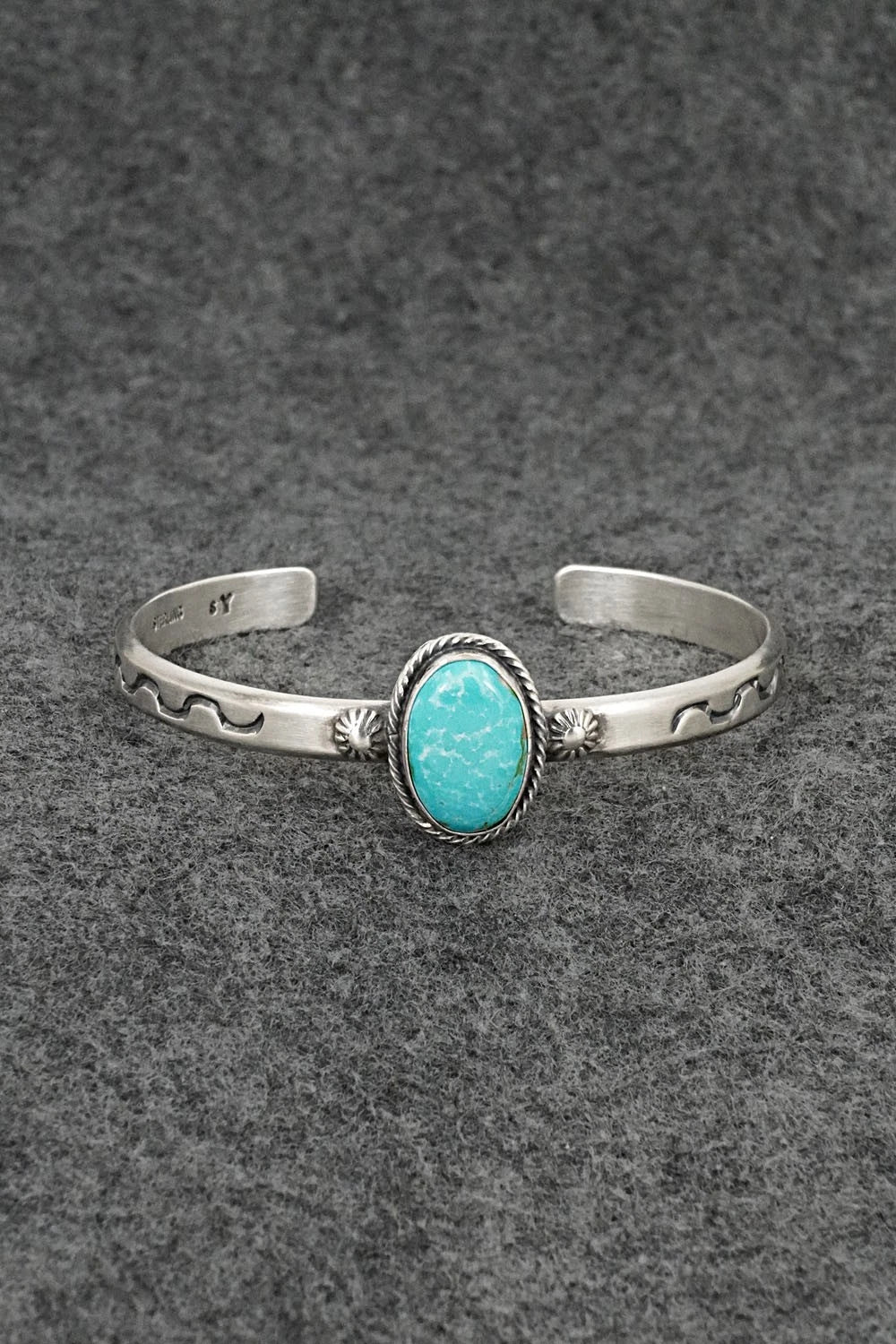 Turquoise & Sterling Silver Bracelet - Samuel Yellowhair
