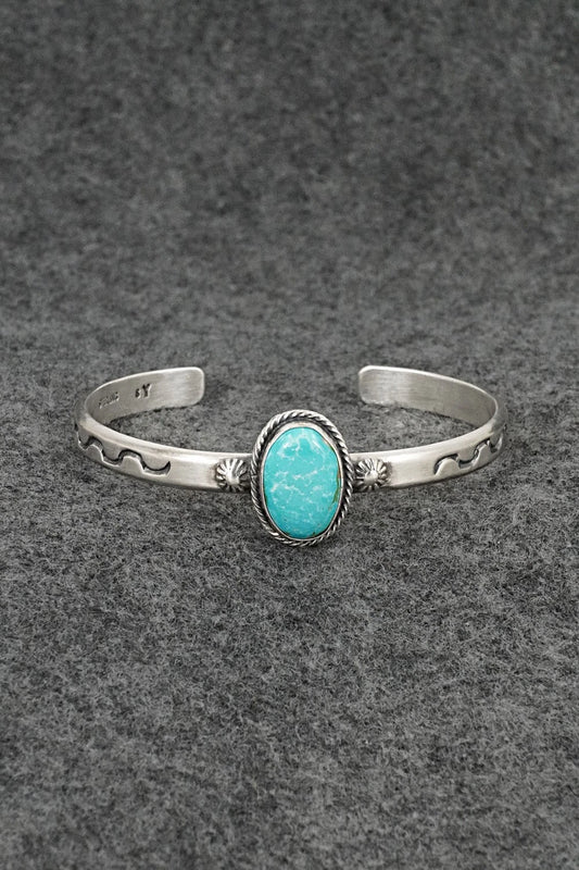 Turquoise & Sterling Silver Bracelet - Samuel Yellowhair