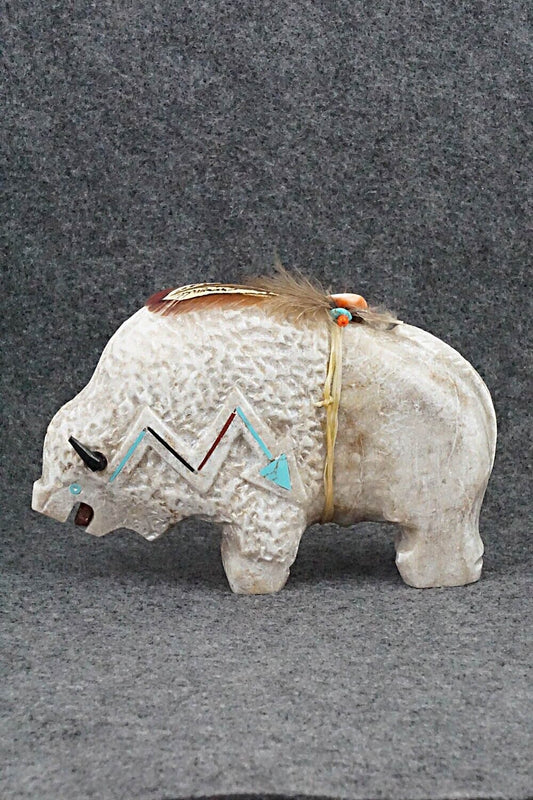 Buffalo Navajo Fetish Carving - Ben Livingston