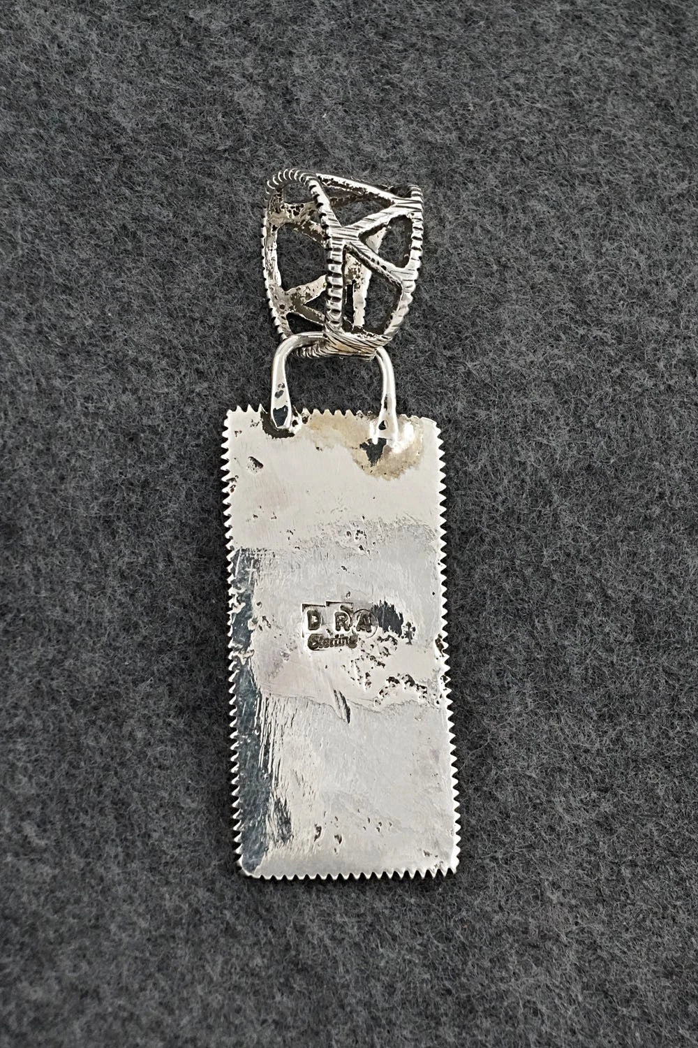 Turquoise & Sterling Silver Pendant - Dylon Reed Arviso