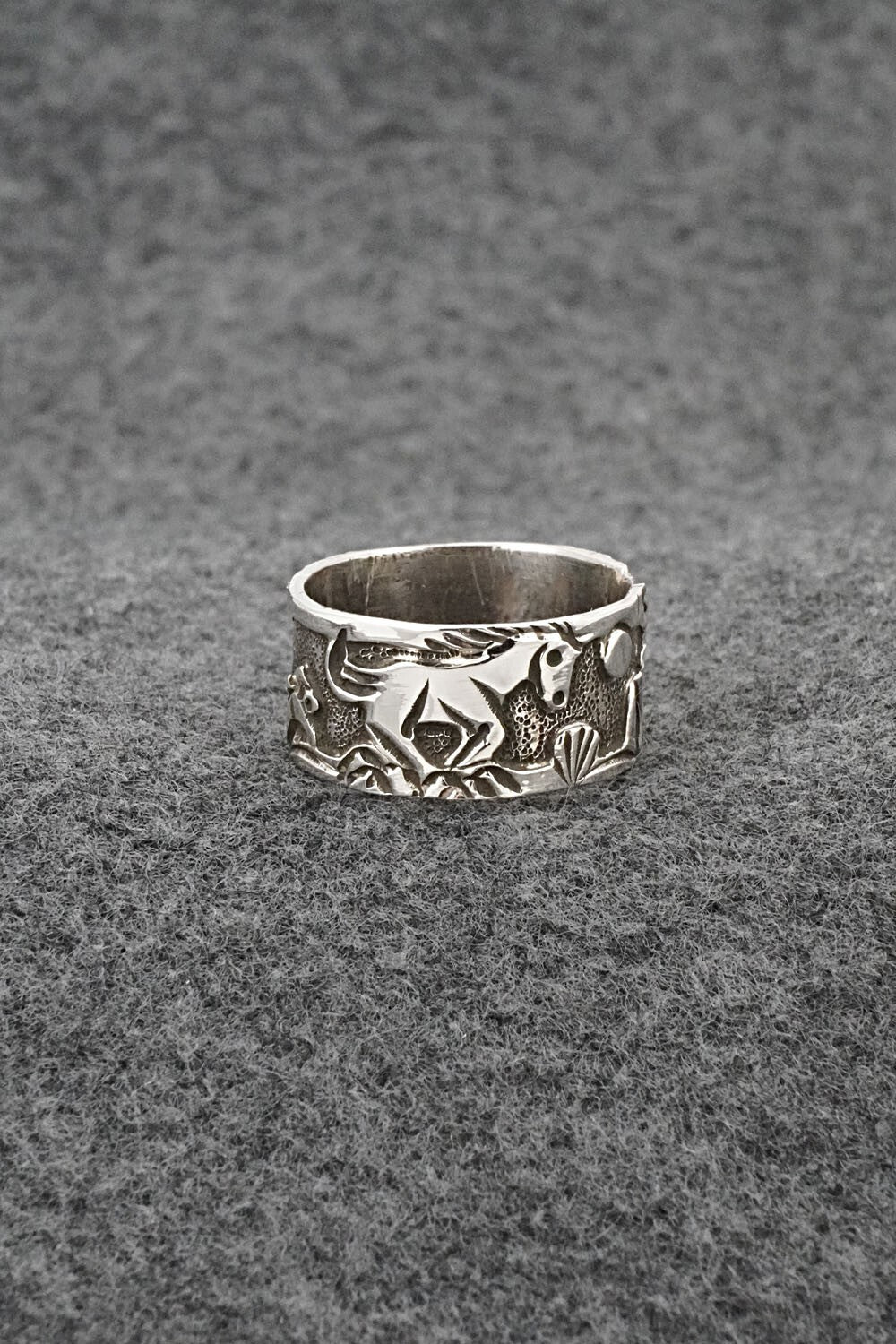 Sterling Silver Ring - Lloyd Becenti - Size 8.5
