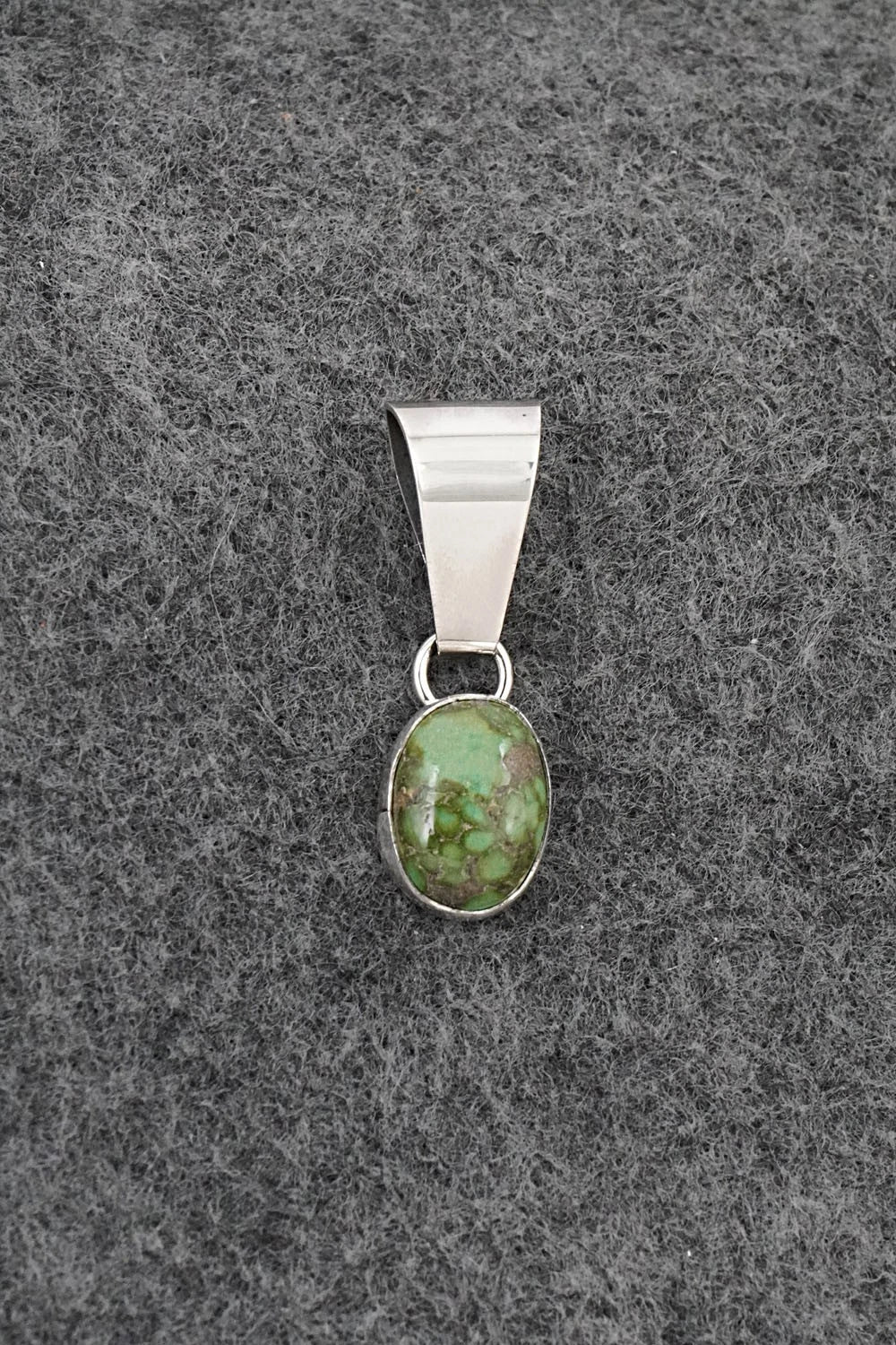 Turquoise & Sterling Silver Pendant - Rosemary Saunders