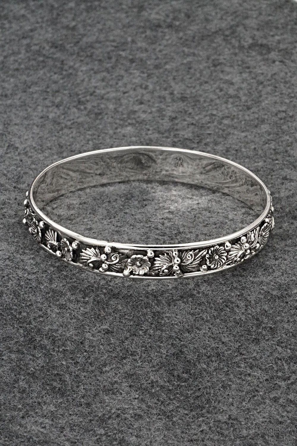 Sterling Silver Bangle Bracelet - Sadie Jim