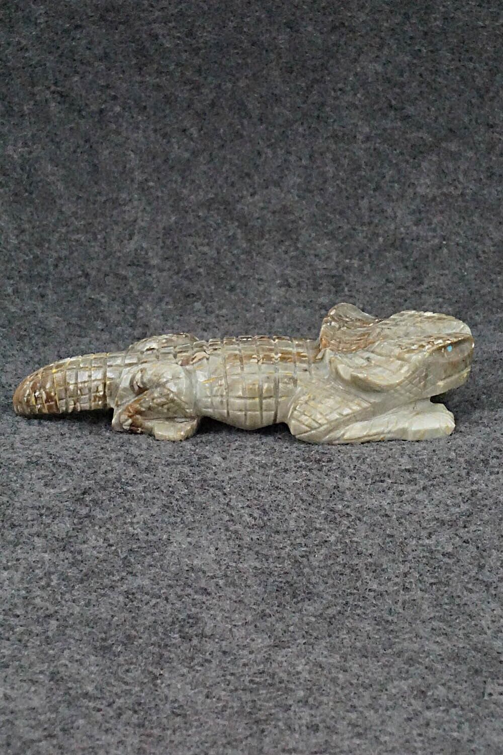 Horned Toad Zuni Fetish Carving - Tony Mackel