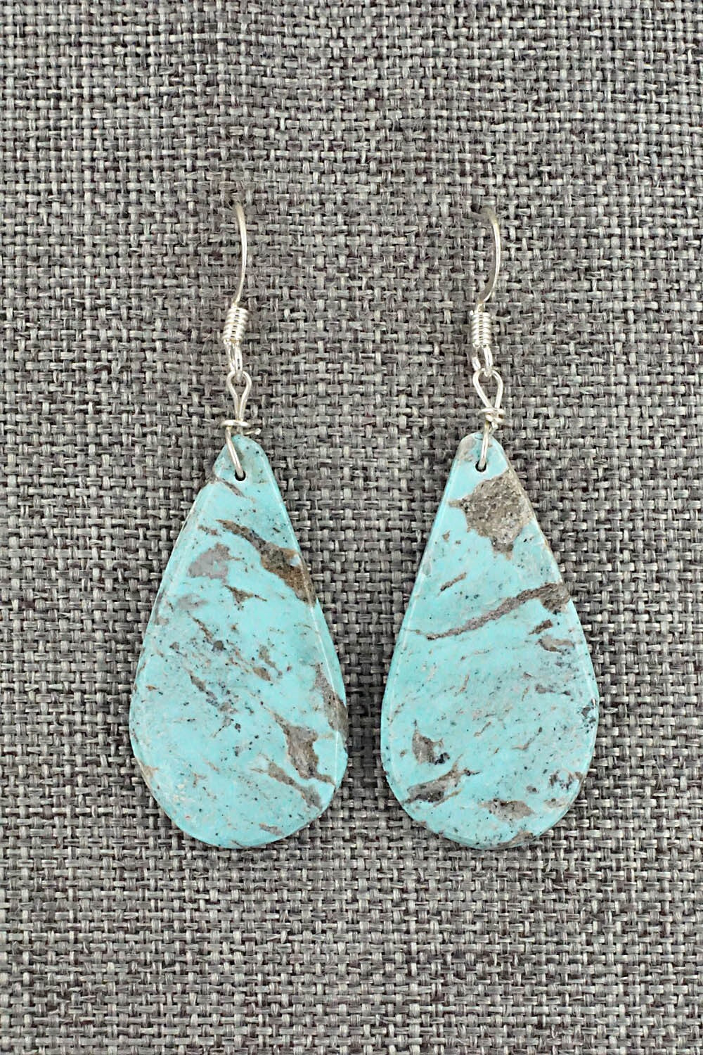 Turquoise & Sterling Silver Earrings - Joe Garcia