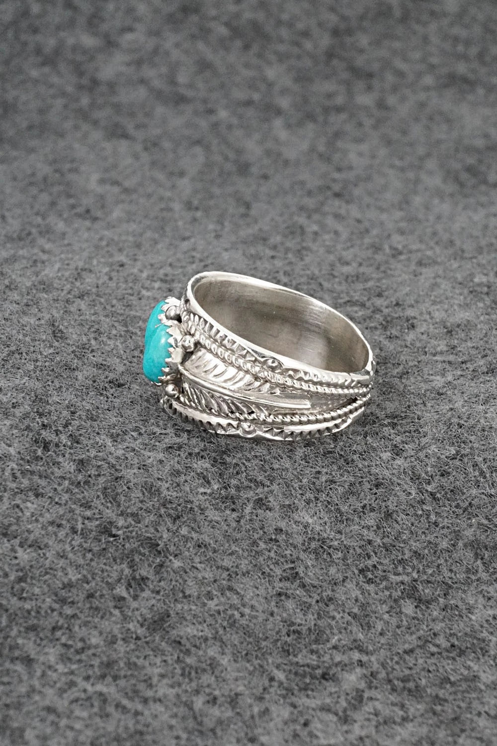 Turquoise & Sterling Silver Ring - Betty Begaye - Size 10