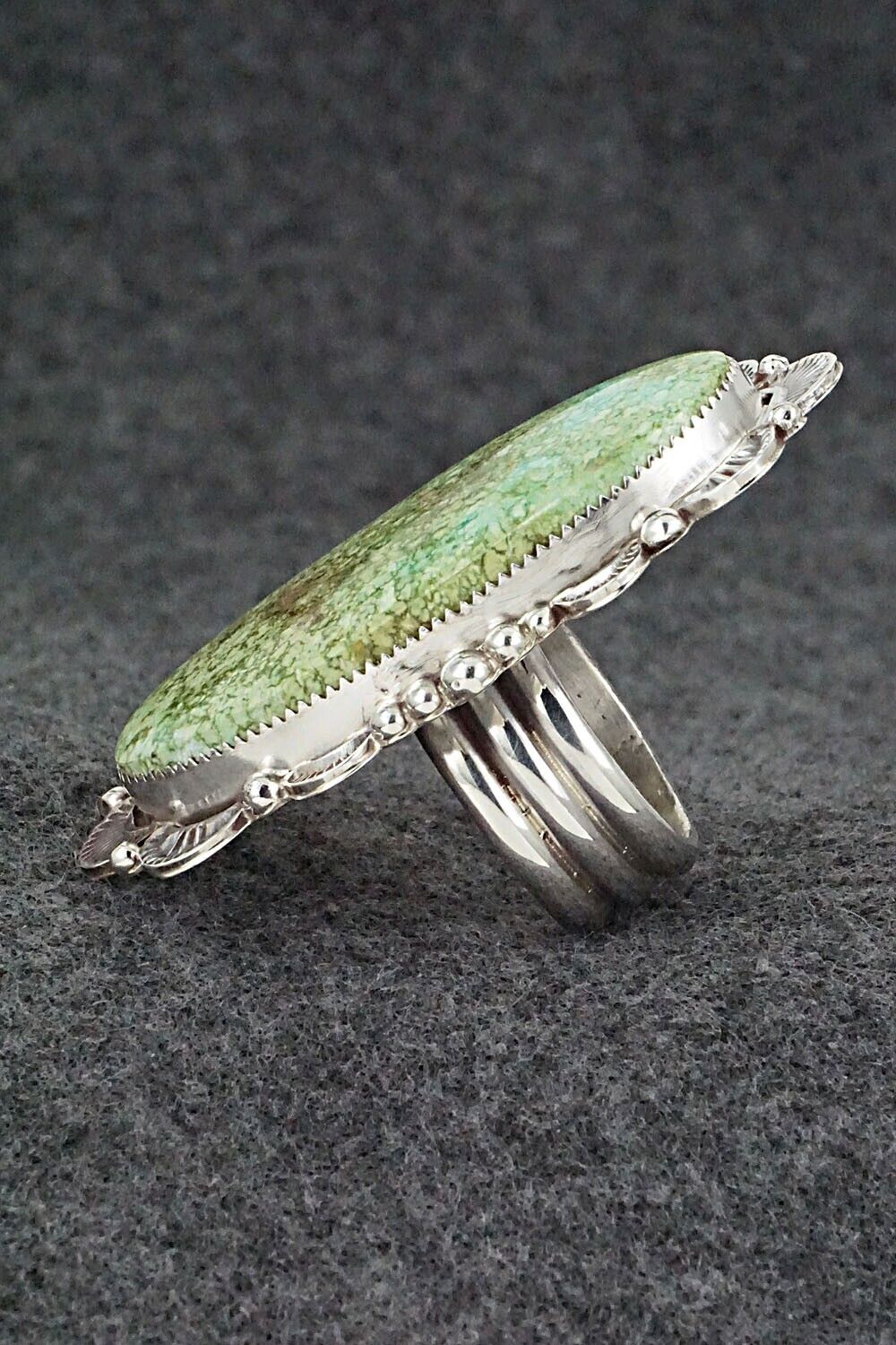 Turquoise & Sterling Silver Ring - Anthony Brown - Size 10