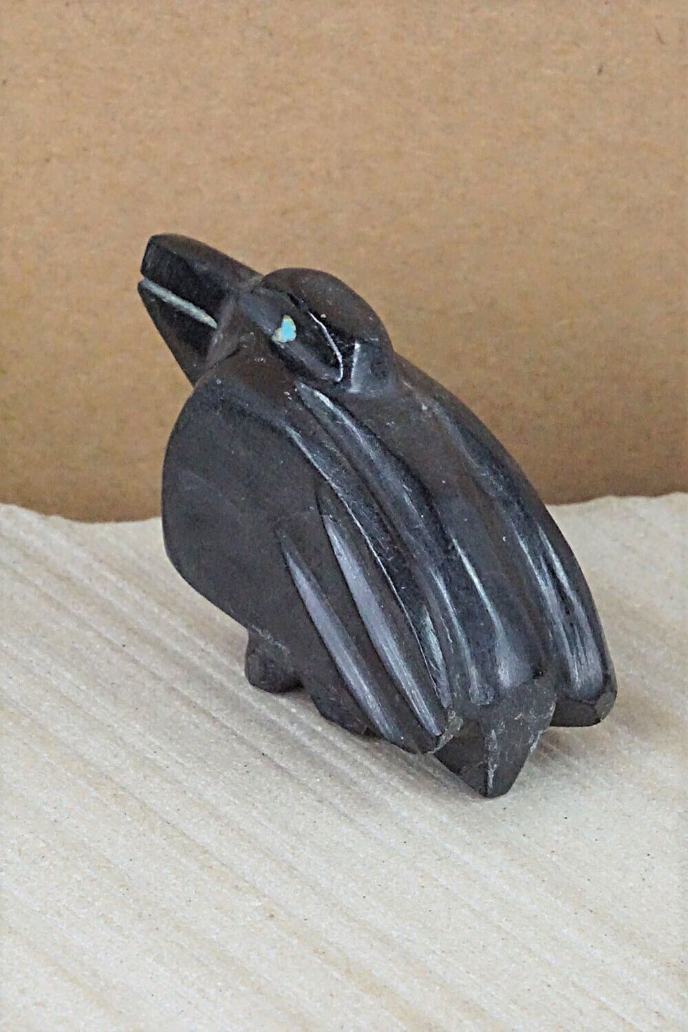 Crow Zuni Fetish Carving - Tim Lementino