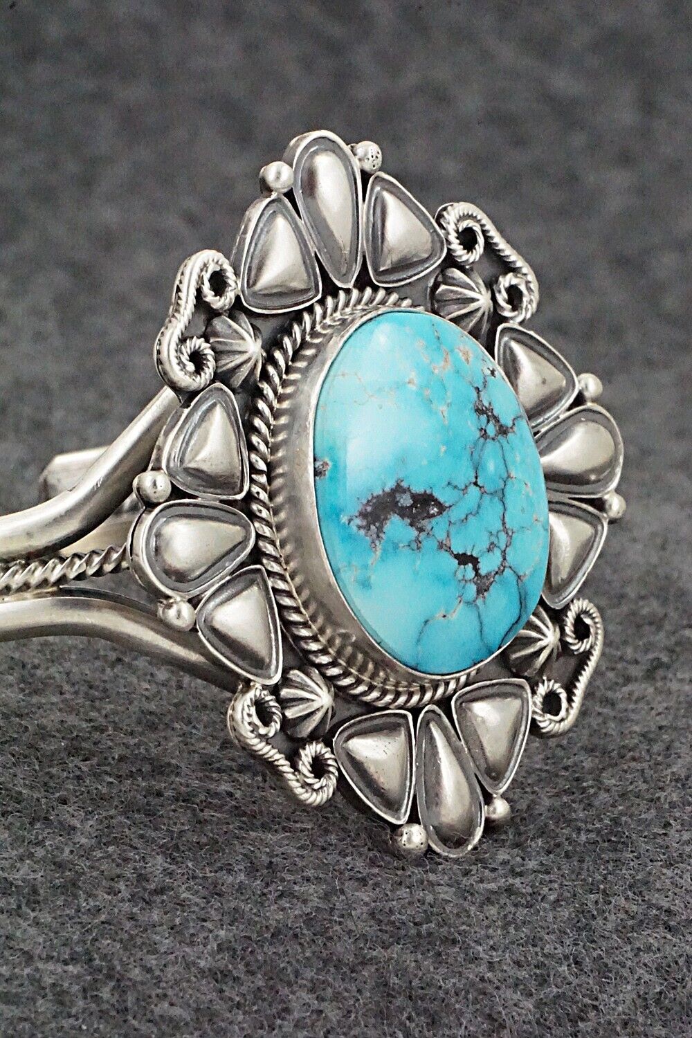 Turquoise & Sterling Silver Bracelet - Derrick Gordon