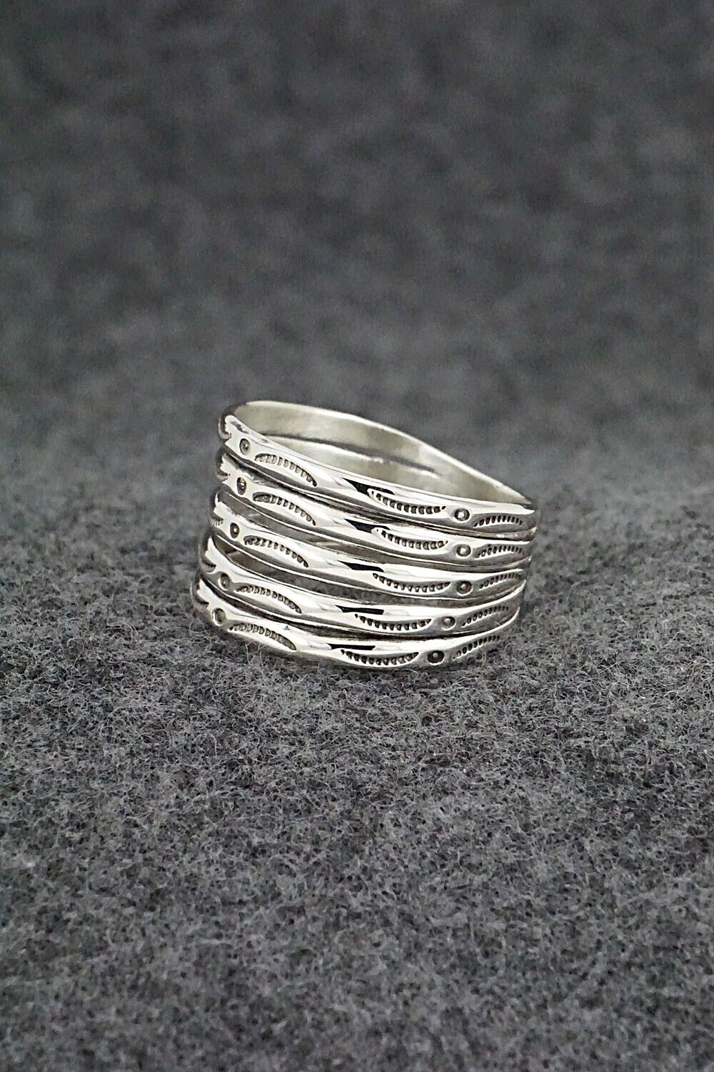 Sterling Silver Ring - Raymond Coriz - Size 9.5