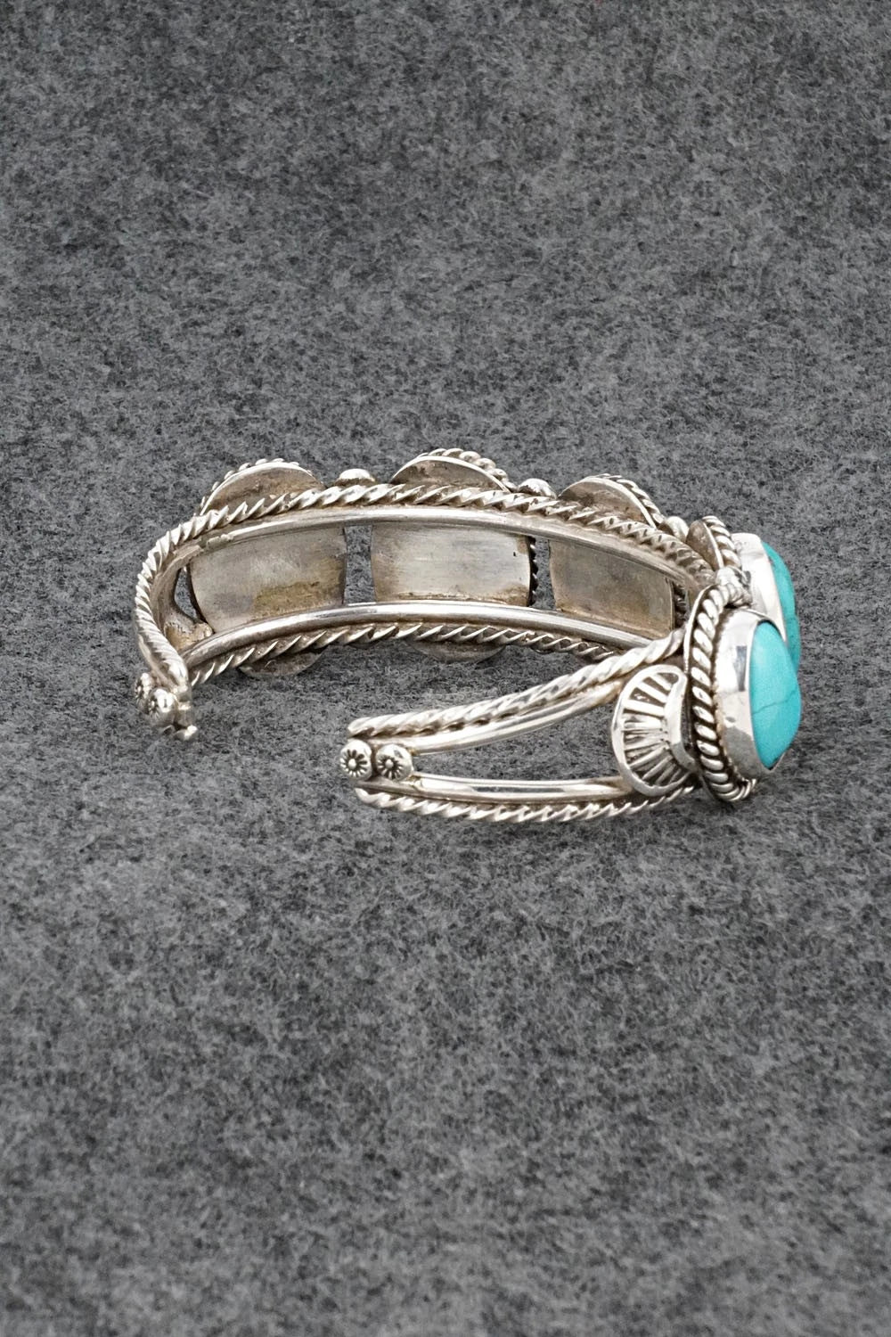 Turquoise & Sterling Silver Bracelet - Emerson Delgarito