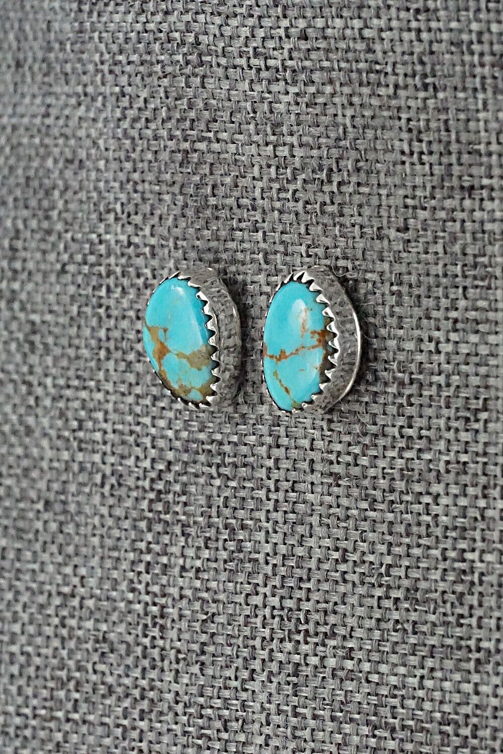 Turquoise & Sterling Silver Earrings - Theresa Smith