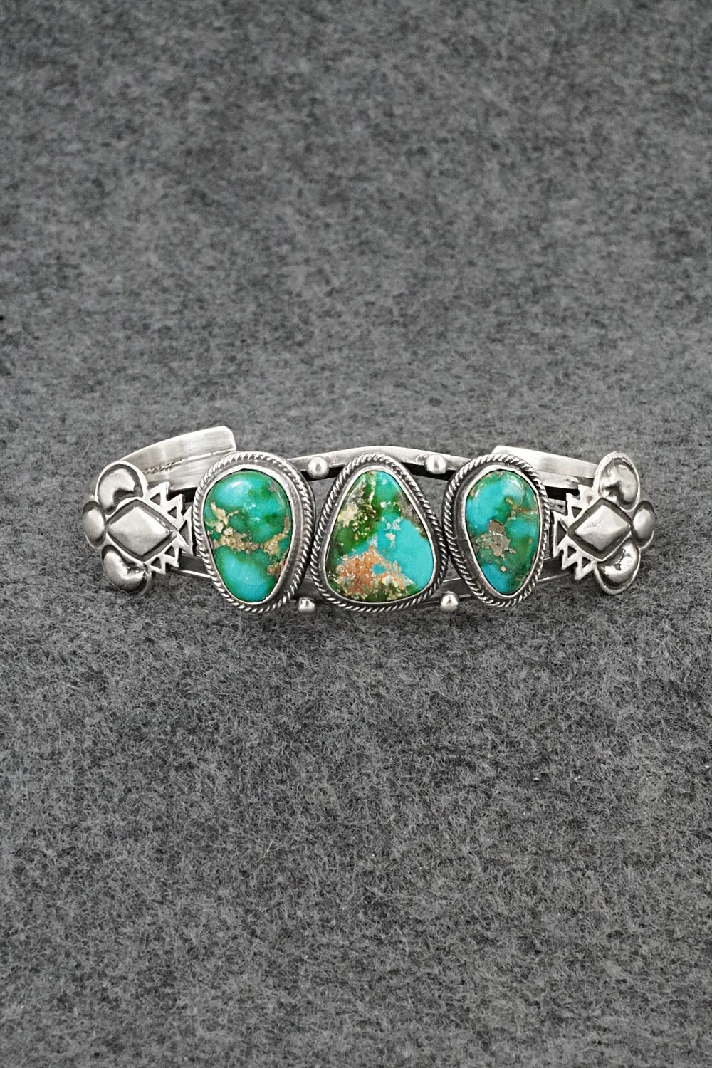Turquoise & Sterling Silver Bracelet - Sharon McCarthy