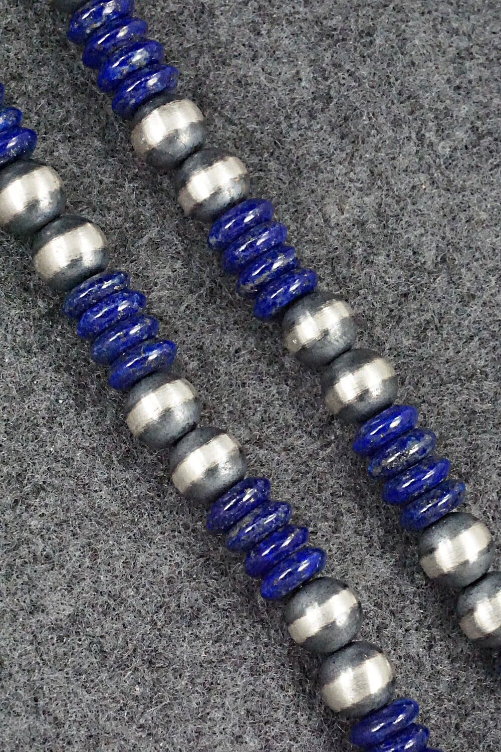 Lapis & Sterling Silver Necklace - Doreen Jake