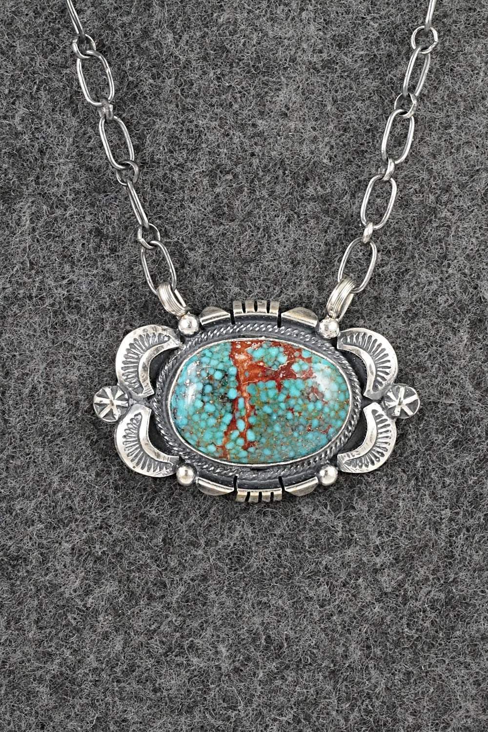 Turquoise & Sterling Silver Necklace - Daniel Benally