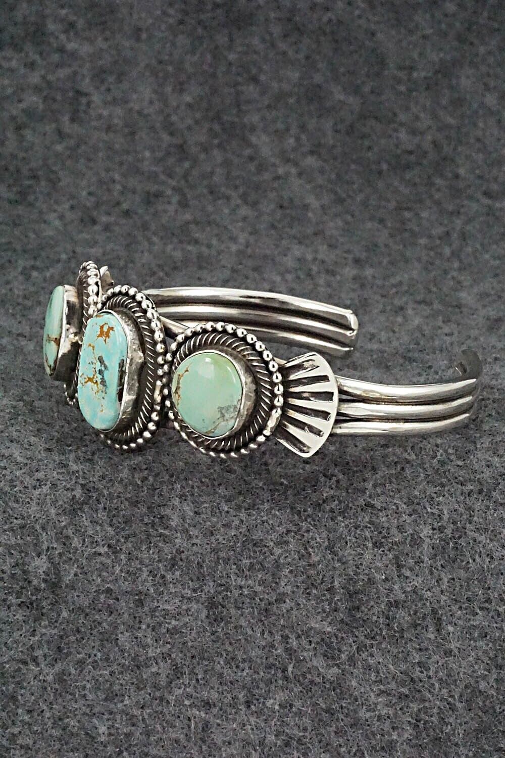 Turquoise & Sterling Silver Bracelet - Jess Martinez
