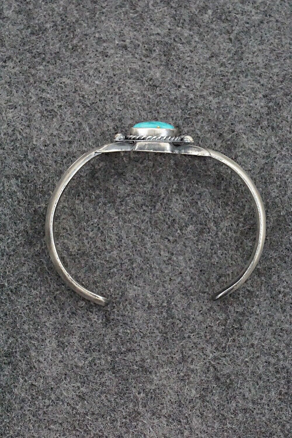 Turquoise & Sterling Silver Bracelet - Harrison Bitsue