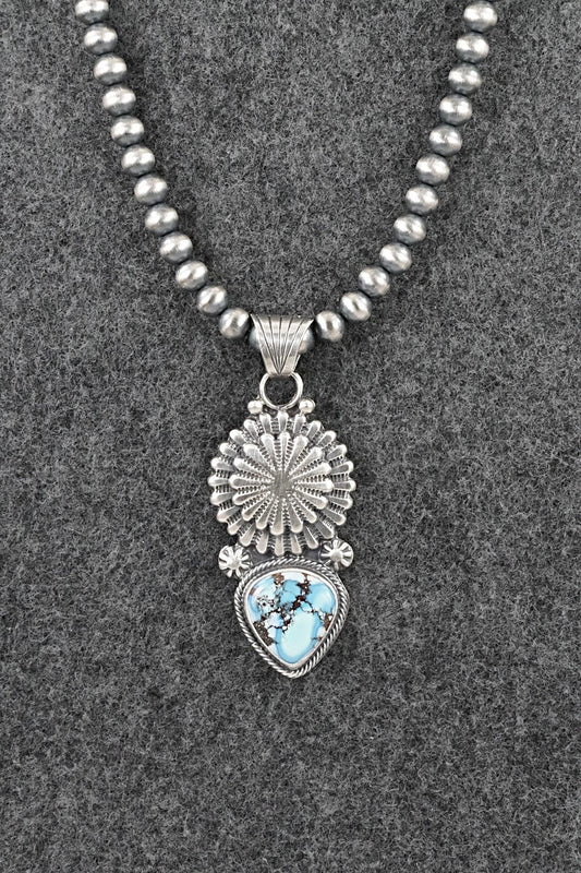 Turquoise & Sterling Silver Necklace - Sharon McCarthy