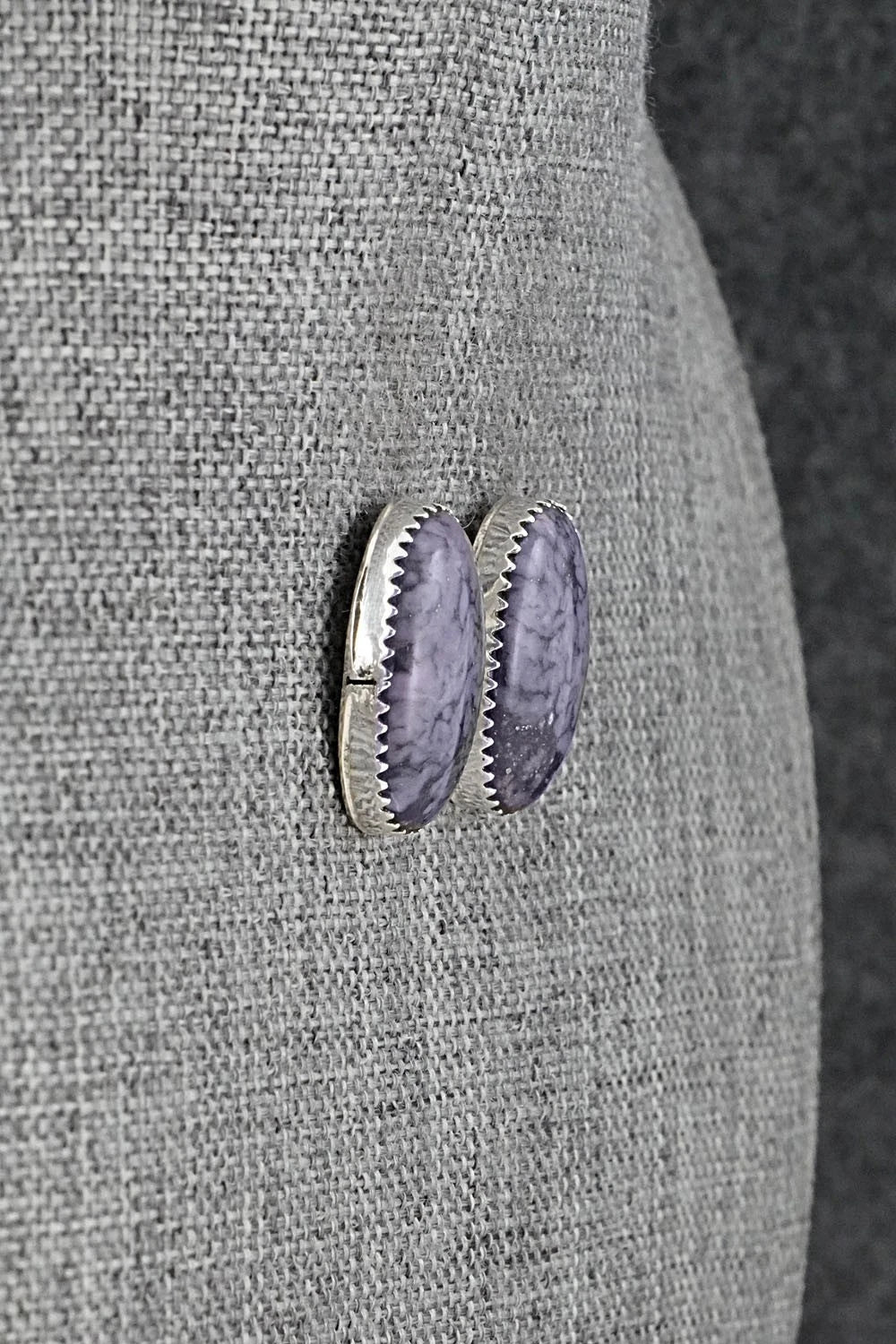 Morado & Sterling Silver Earrings - Murray Hannaweeka
