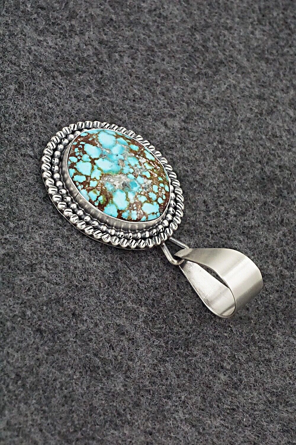 Turquoise & Sterling Silver Pendant - Daniel Benally