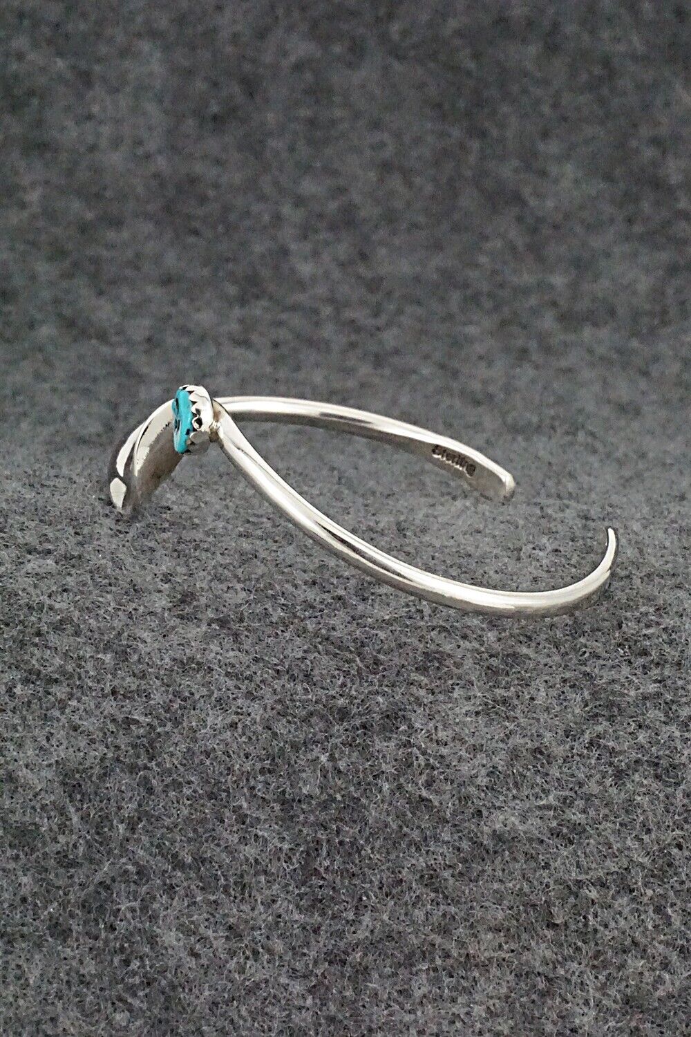 Turquoise & Sterling Silver Bracelet - Yolanda Skeets