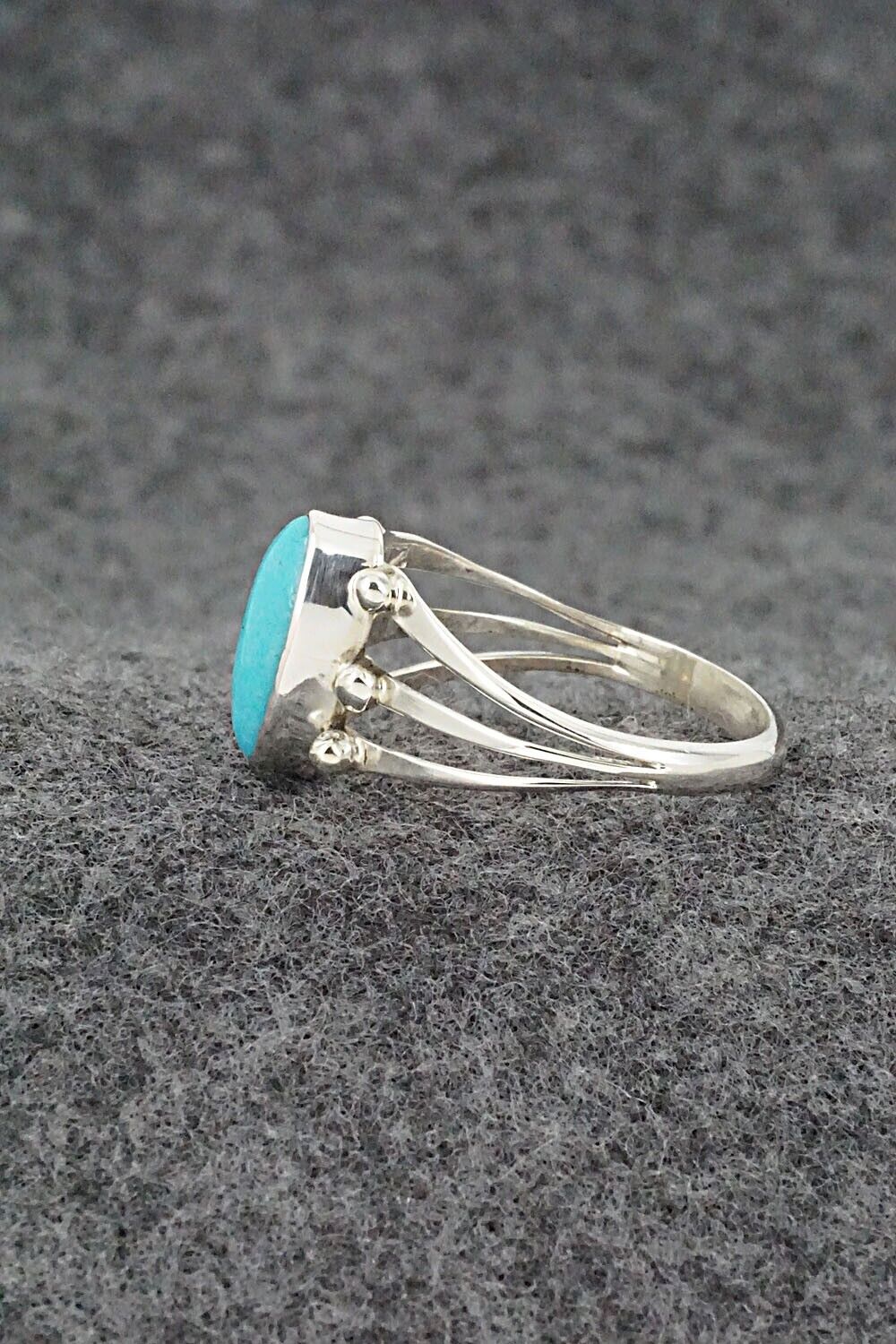 Turquoise & Sterling Silver Ring - Paige Gordon - Size 9