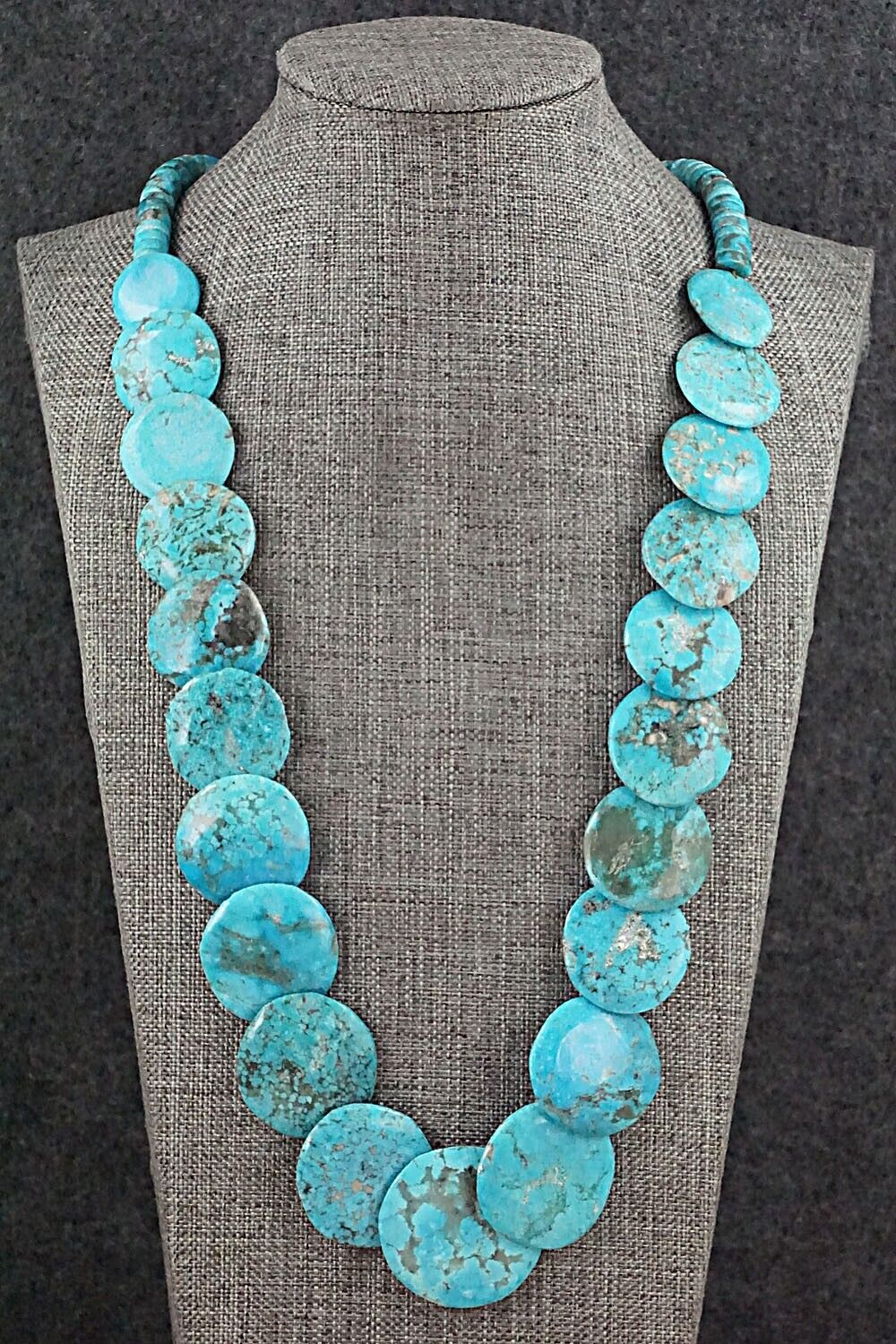 Turquoise & Sterling Silver Necklace - Joann Garcia
